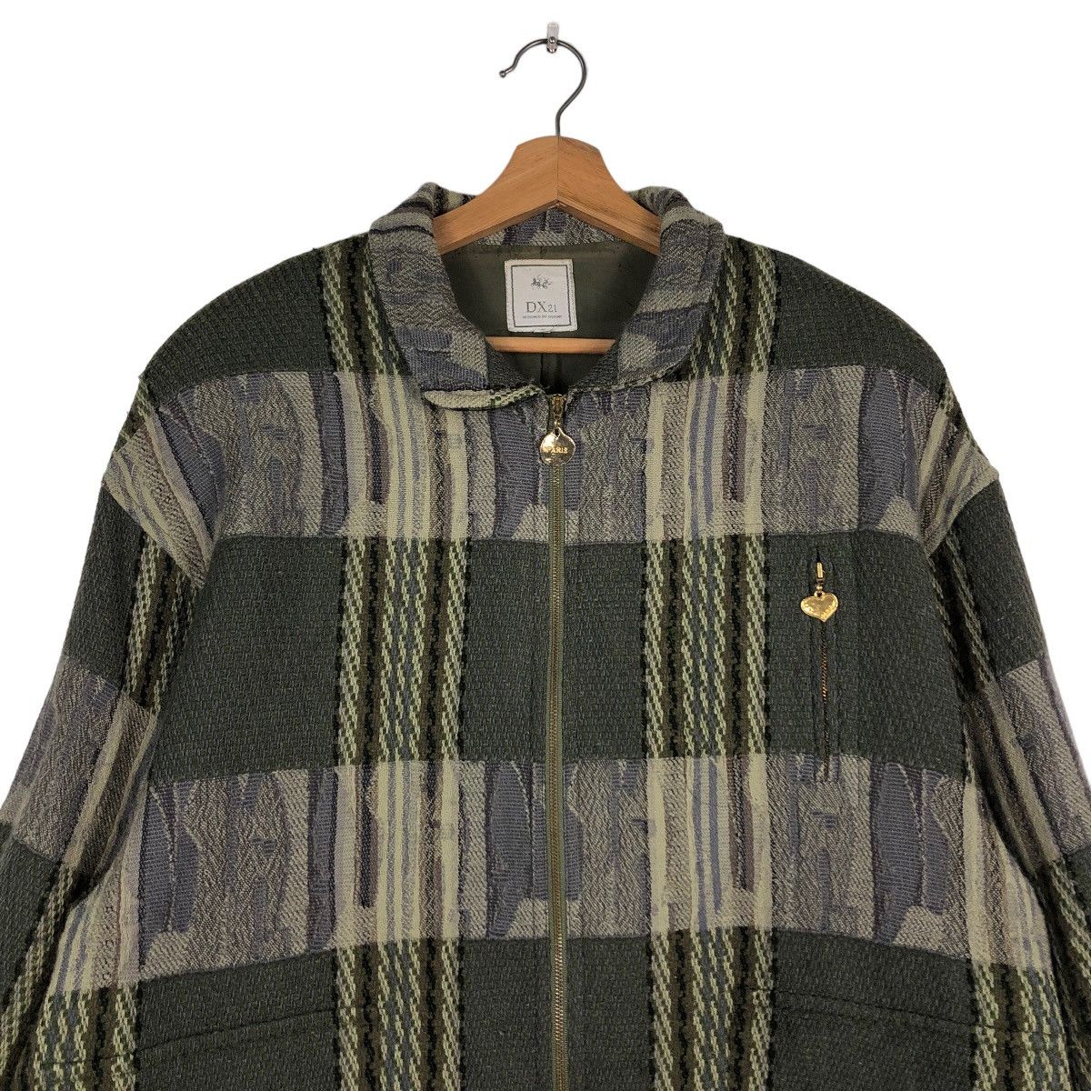 🔥Vintage Chore Jacket DX21 Japan Tartan Design Issey Miyake