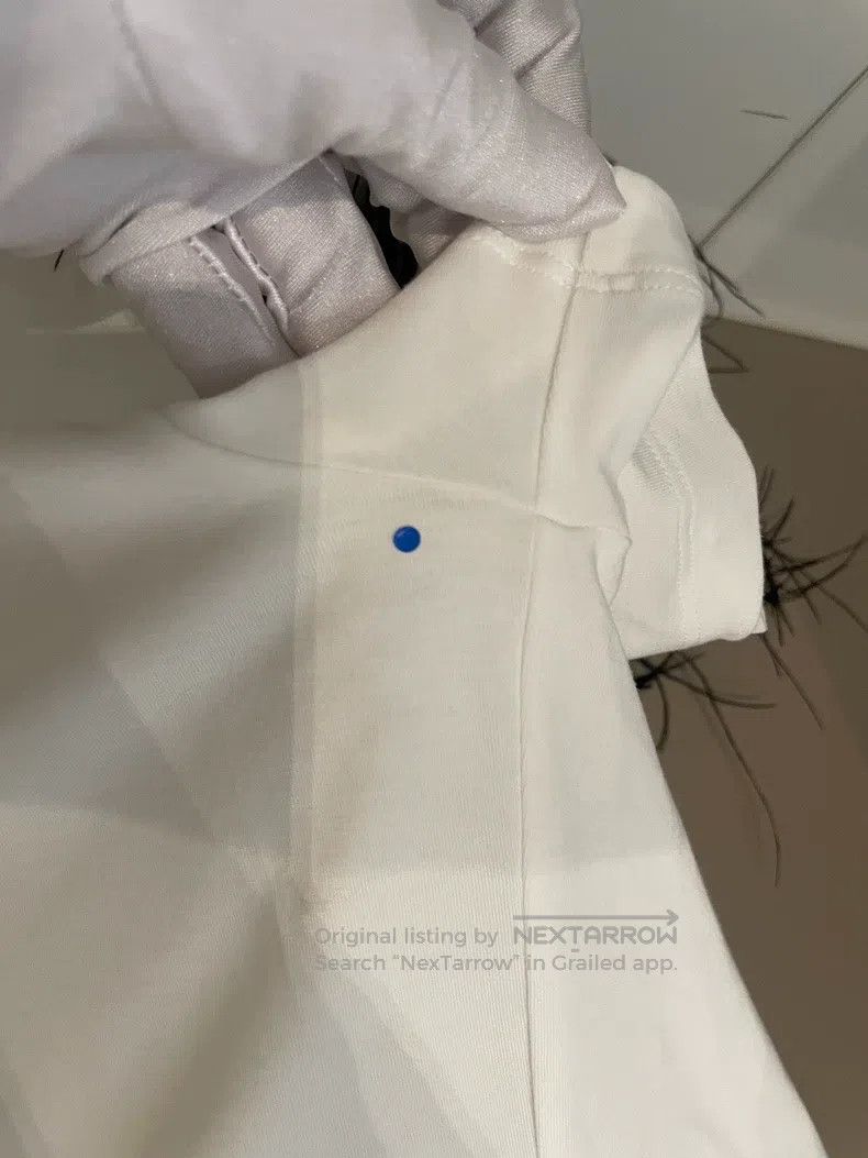 Brunello Cucinelli Brunello Cucinelli White Cotton Ostrich Feather Shoulder P Size L / US 10 / IT 46 - 7 Thumbnail