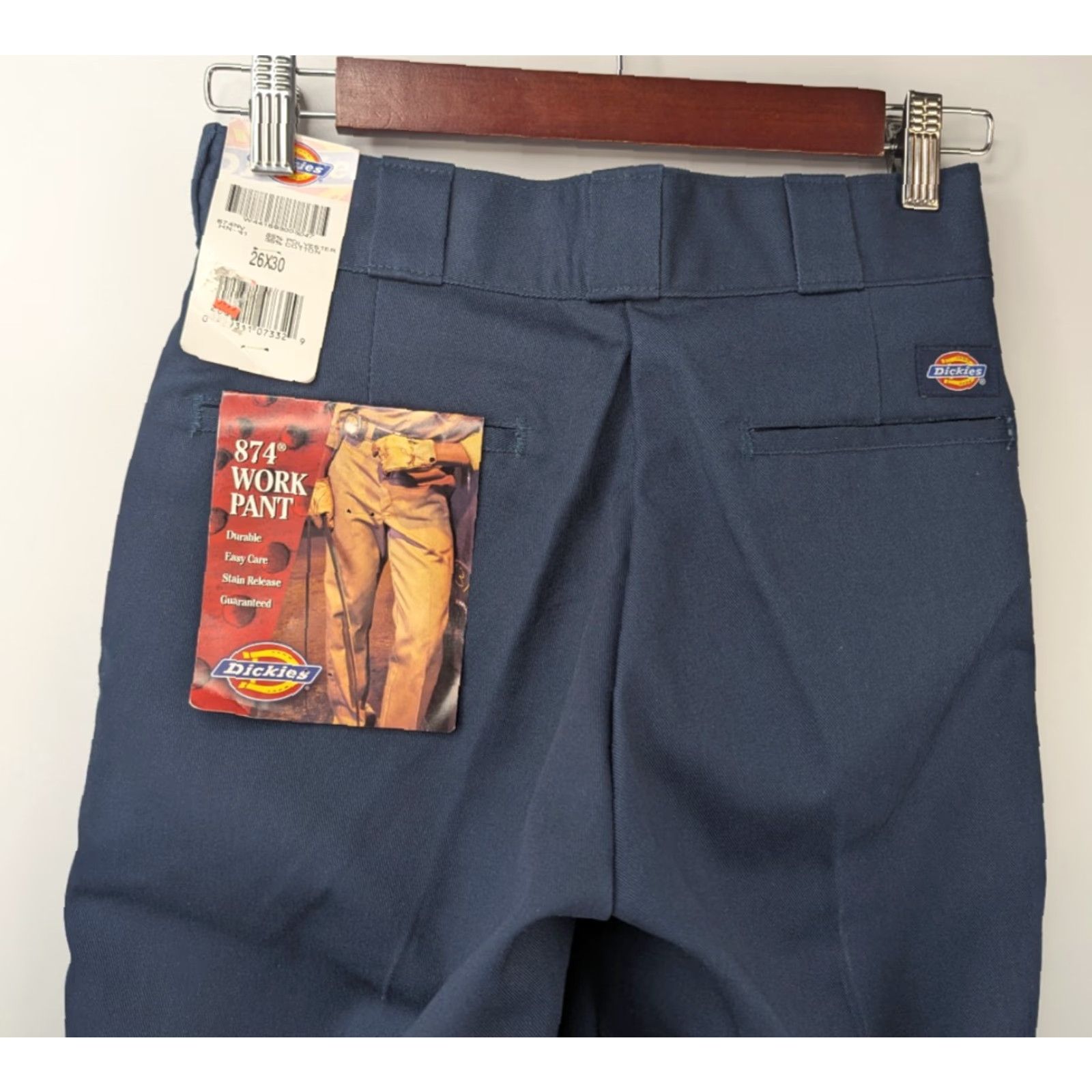 Dickies Dickies 874 Pants Navy 26x30 Regular Fit Straight Front 4-Pockets Work Casual Men Size US 26 / EU 42 - 2 Thumbnail