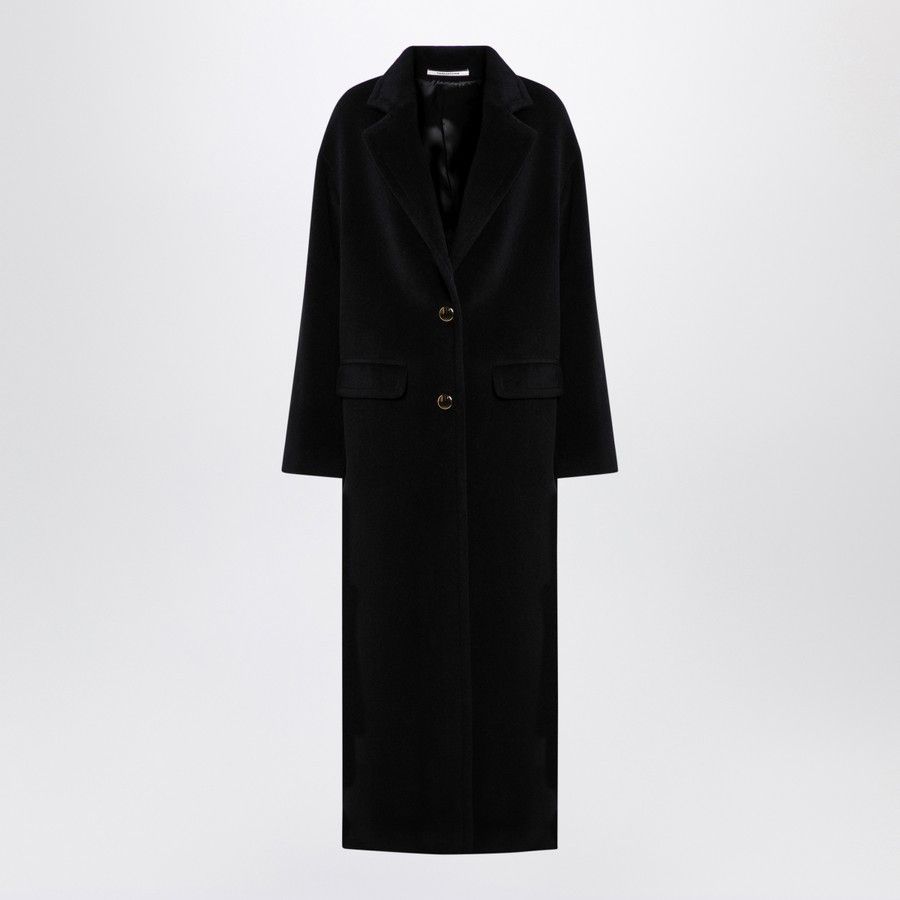 Tagliatore o1d2blof1024 Single-Breasted Coat In Black Size M / US 6-8 / IT 42-44 - 1 Thumbnail