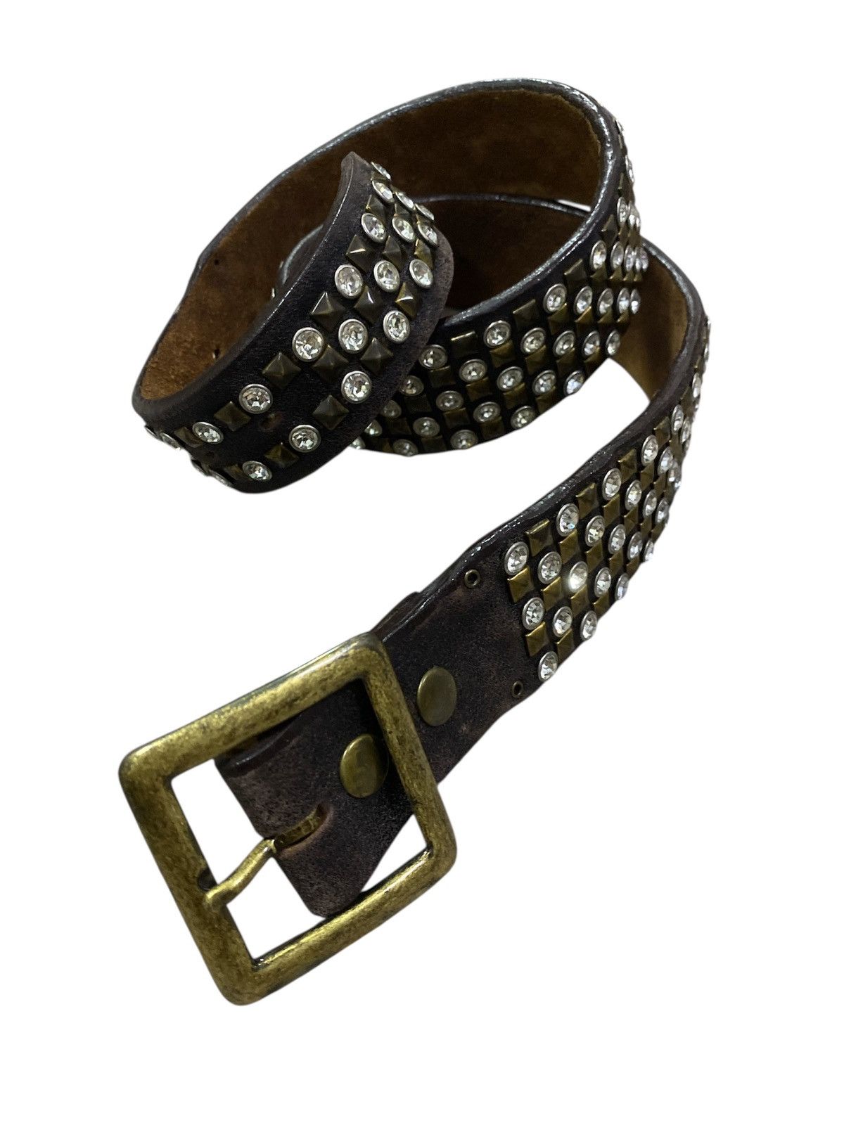 If Six Was Nine Vintage japanese brand studded leather belt Size ONE SIZE - 3 Thumbnail