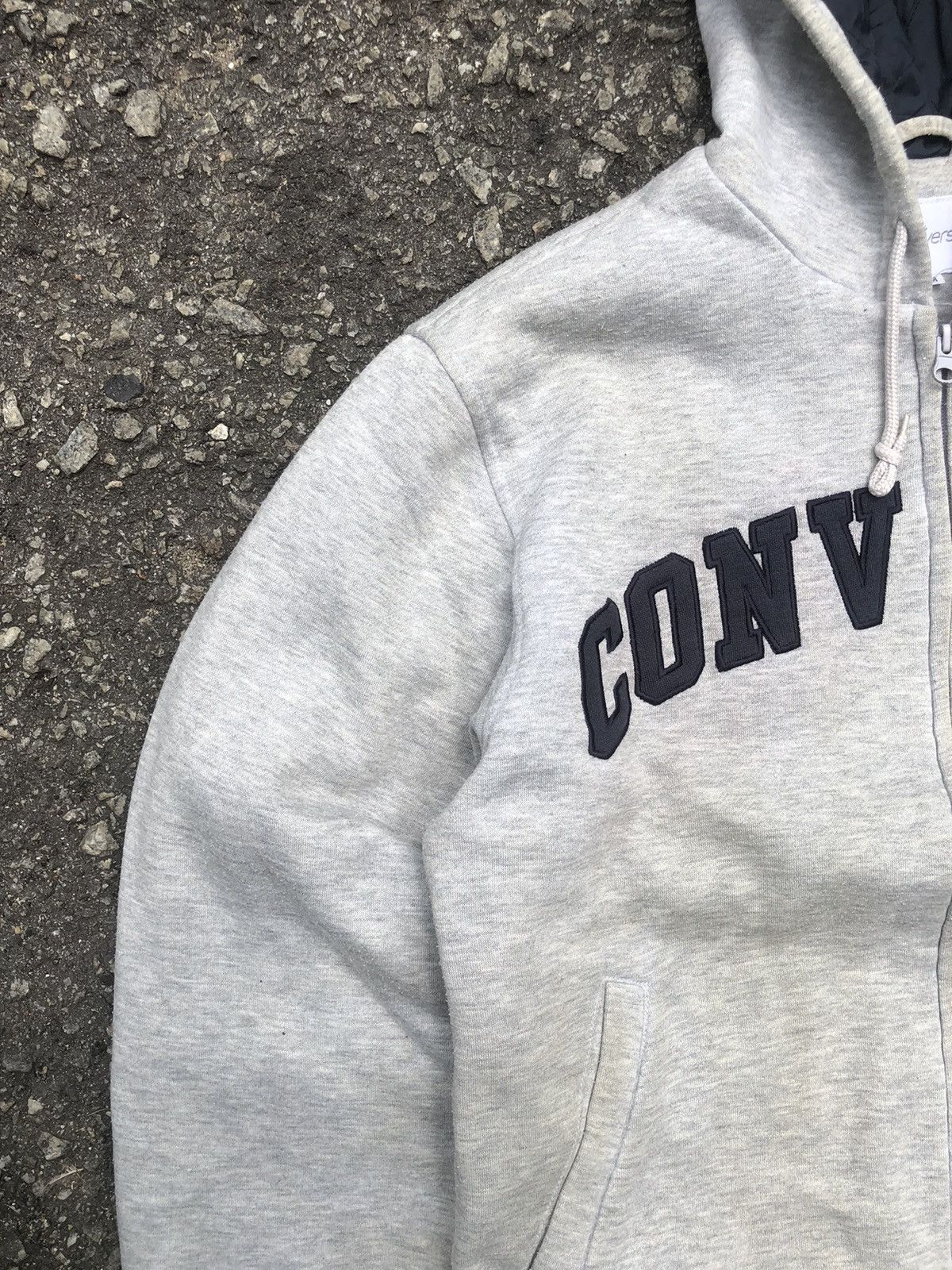 Vintage Vintage Converse Spellout Fullzipper Hoodie Jacket Size US L / EU 52-54 / 3 - 7 Thumbnail
