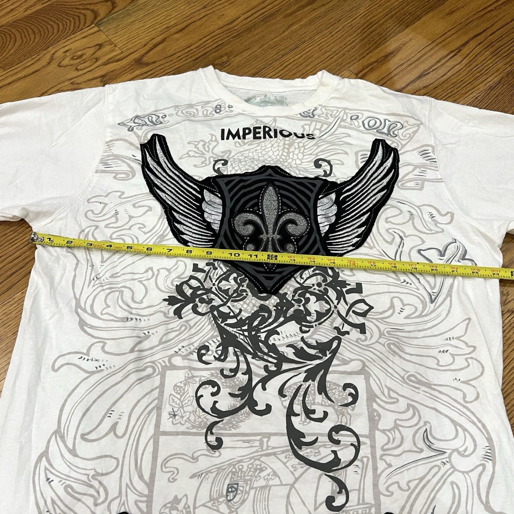 Vintage Imperious Graphic Print T-Shirt Black XL Gothic Mens Size US XL / EU 56 / 4 - 6 Thumbnail