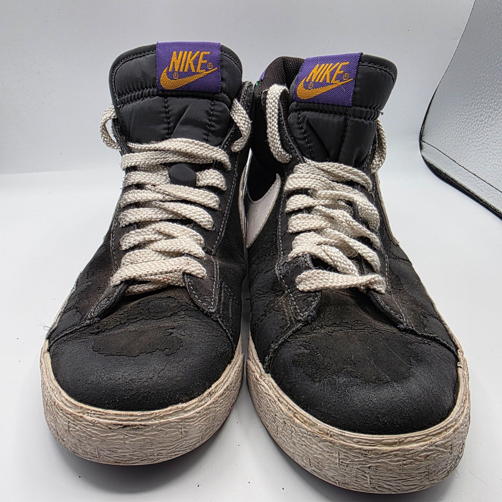 Nike Nike Blazer High Anthracite Mens Size 9.5 Black Varsity Purp Size US 9.5 / EU 42-43 - 2 Thumbnail