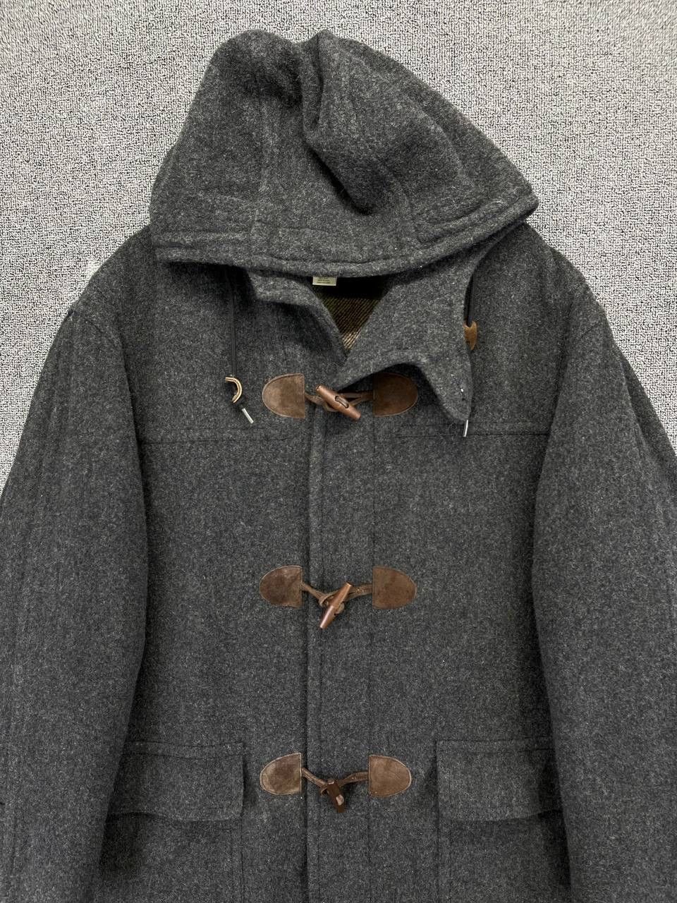 L.L. Bean Vintage L.L. Bean Thinsulate Duffle Wool Long Jacket Size US L / EU 52-54 / 3 - 3 Thumbnail