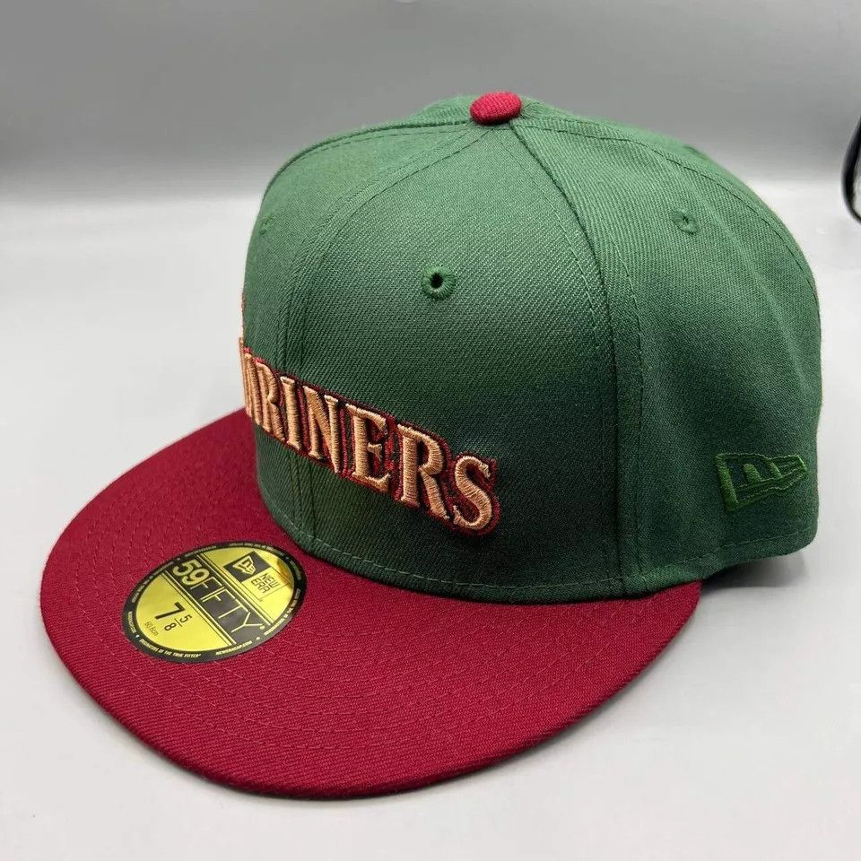 New Era Seattle Mariners Hat Men 7 5/8 59Fifty New Era MLB Snap Back Size ONE SIZE - 4 Thumbnail