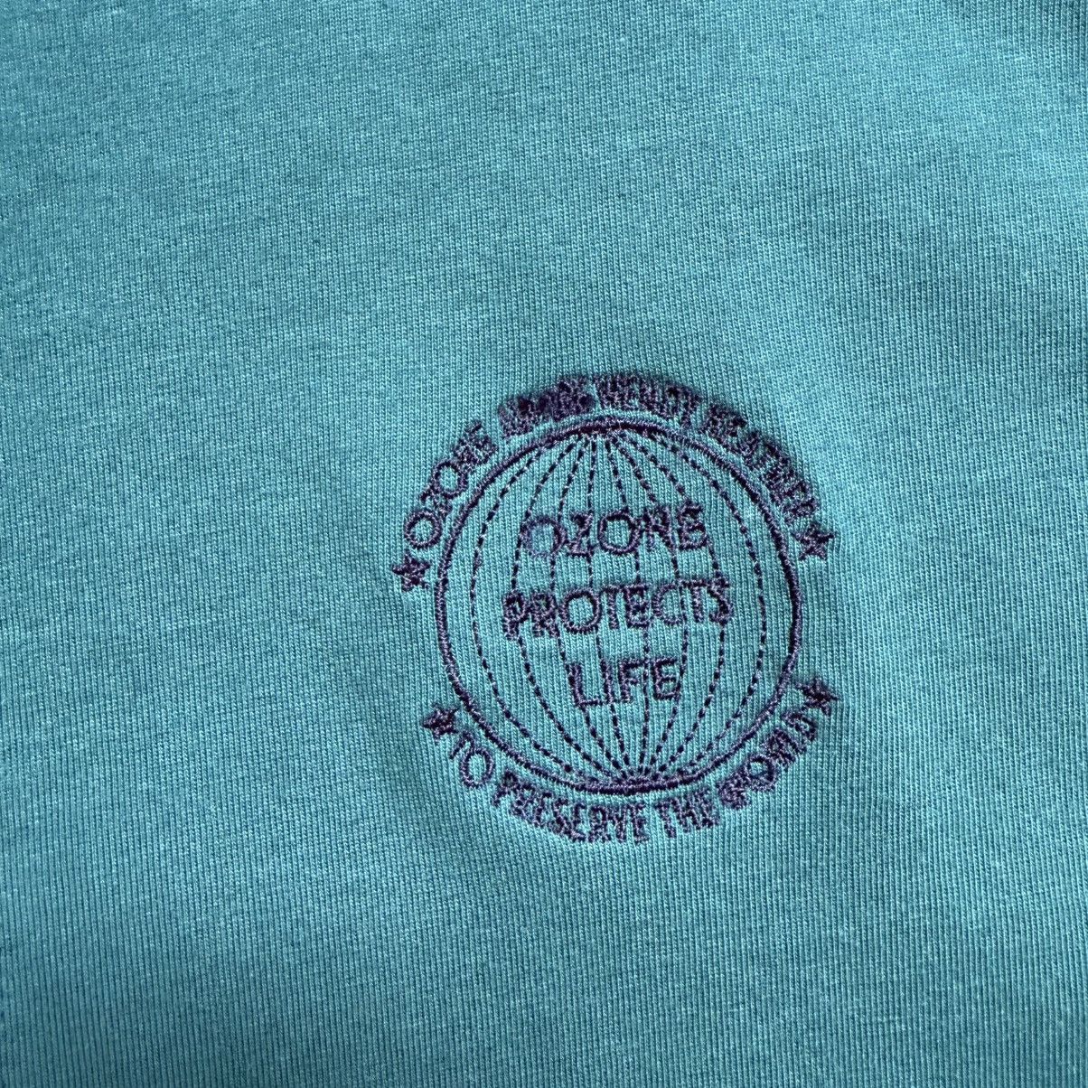 Designer Vintage 90s Ozone Aware Projects Life Polo Size US XL / EU 56 / 4 - 4 Thumbnail