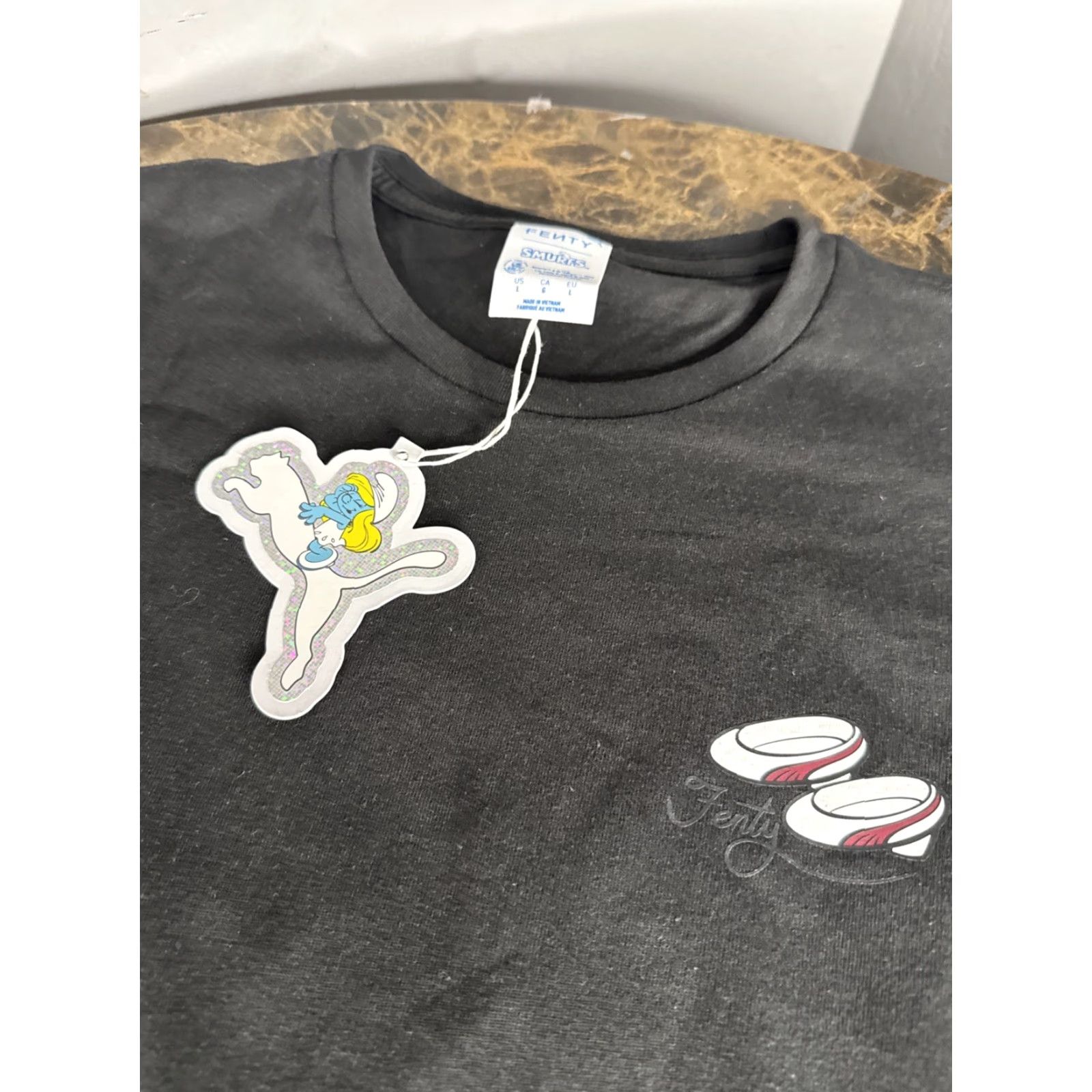 Puma Puma x Fenty x Smurfs Long Sleeve T Shirt Tee Men’s Sz L New W Tags Black Tee Shirt Mens L Black Size US L / EU 52-54 / 3 - 2 Thumbnail