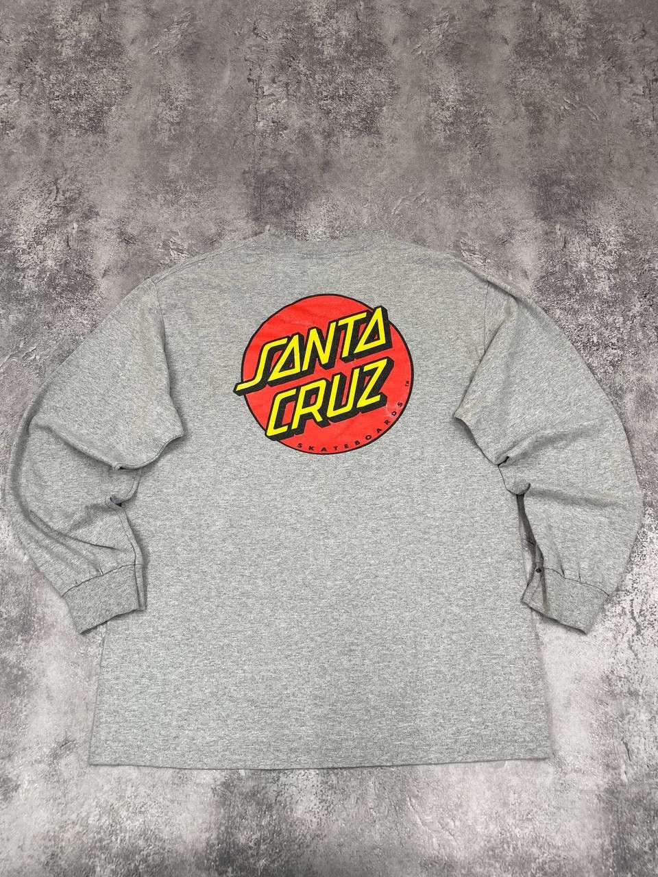 Santa Cruz Skateboards Santa Cruz Men Long Sleeve T Shirt Grey Casual Size M Size US M / EU 48-50 / 2 - 6 Thumbnail