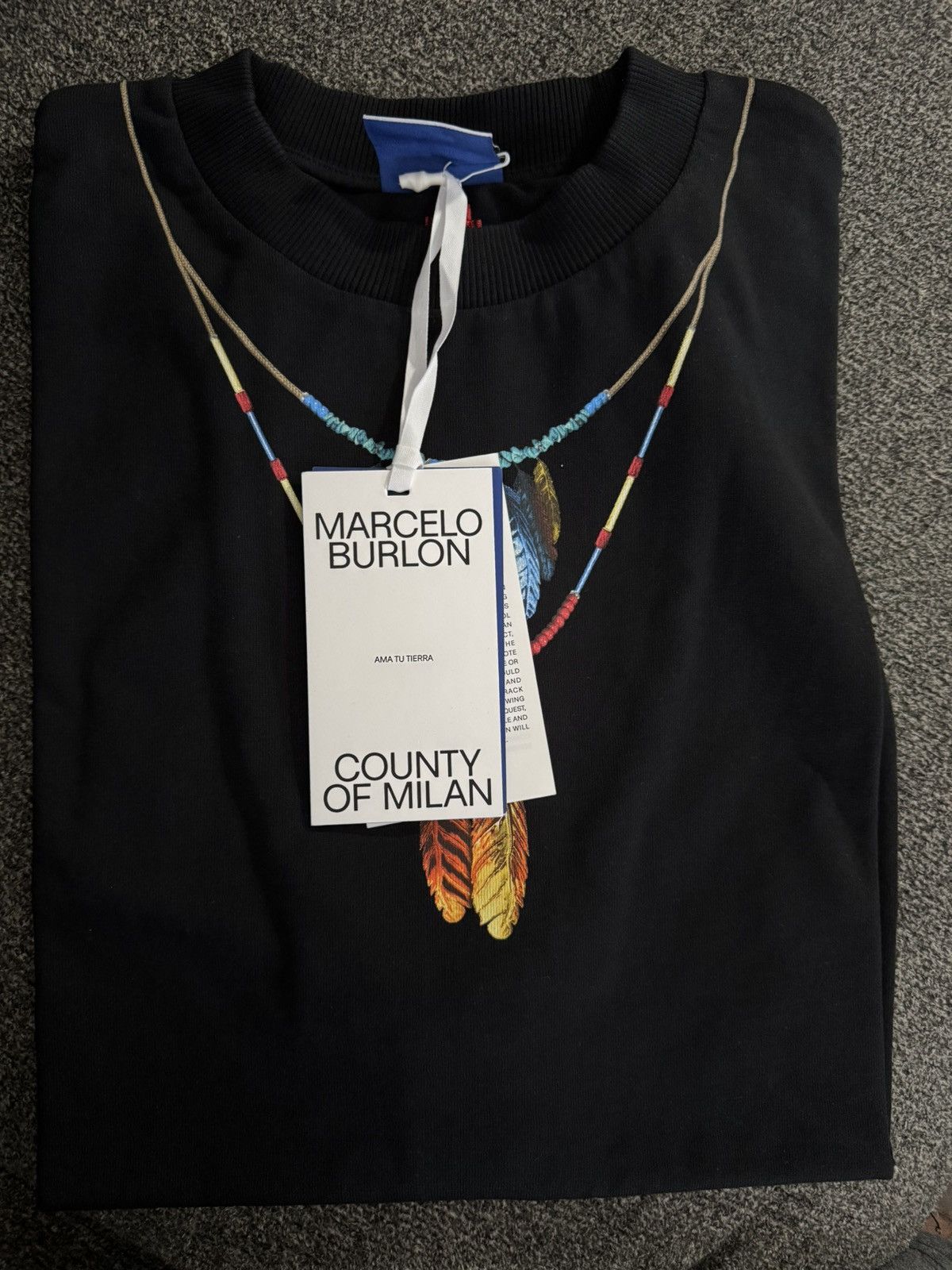 Marcelo Burlon Marcelo burlon tee with feather design Size US XS / EU 42 / 0 - 3 Thumbnail