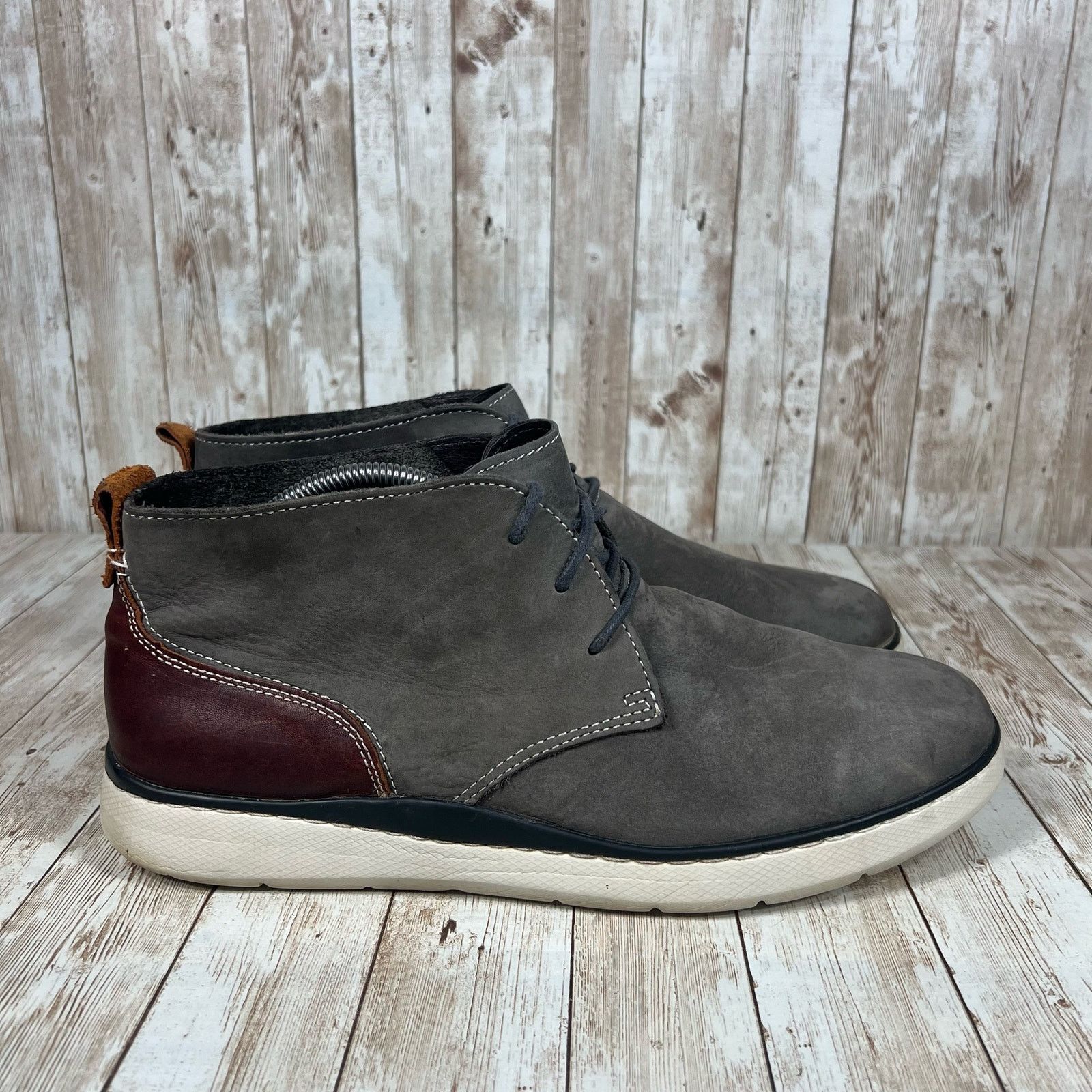 Johnston & Murphy Johnston and Murphy Farley chukka boots Mens 12 gray Size US 12 / EU 45 - 1 Thumbnail