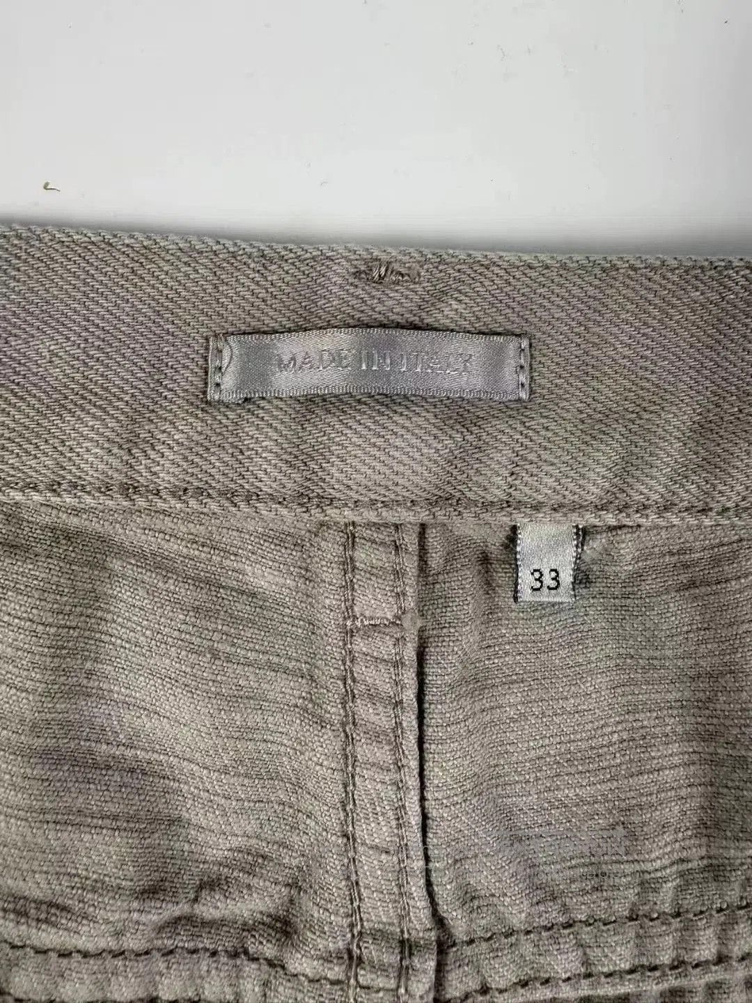 Dior Dior Gray Brooch Embroidered Logo Jeans. Size US 33 - 6 Thumbnail