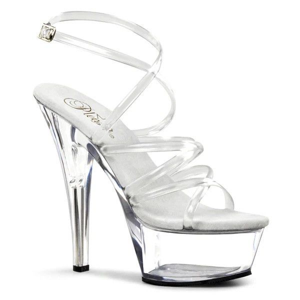 Pleaser Clear Pleaser heels NEVER WORN Size US 8 / IT 38 - 8 Thumbnail