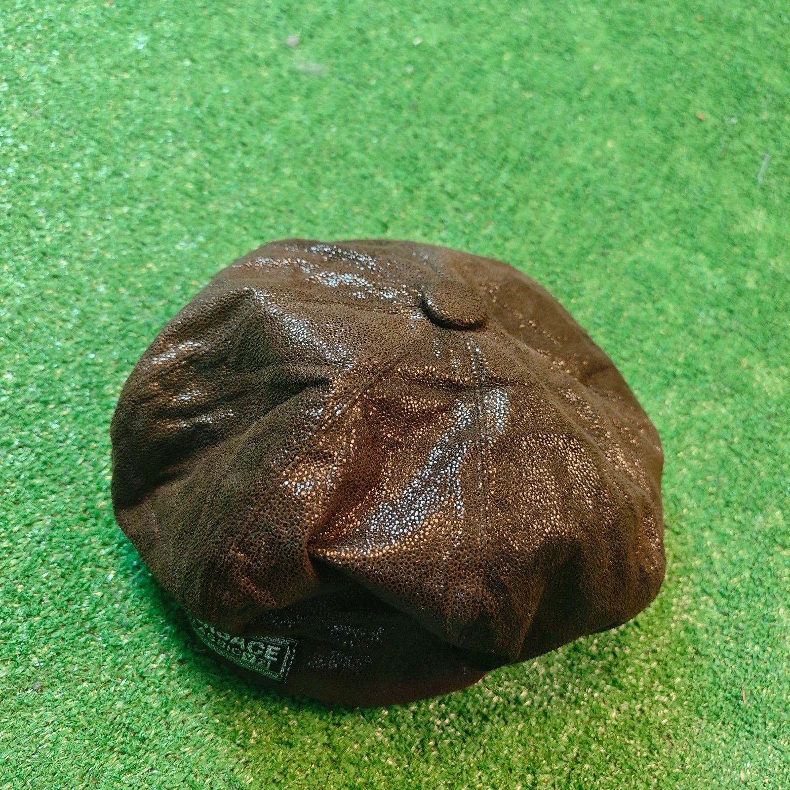 Versace Vintage Versace Classic beret hat brown glow 90s drip Size ONE SIZE - 9 Thumbnail