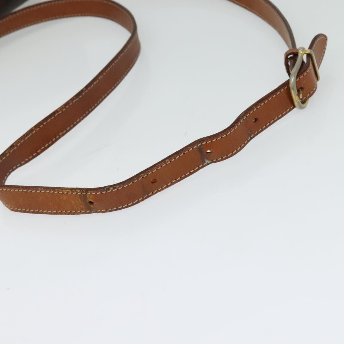 Celine CELINE Macadam Canvas Shoulder Bag Pvc Leather Brown Gold Size ONE SIZE - 7 Thumbnail