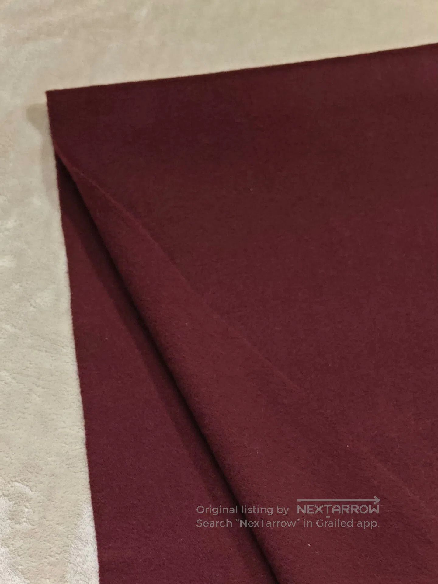 Loro Piana Loro Piana Cashmere Scarf in Burgundy. Size ONE SIZE - 5 Thumbnail