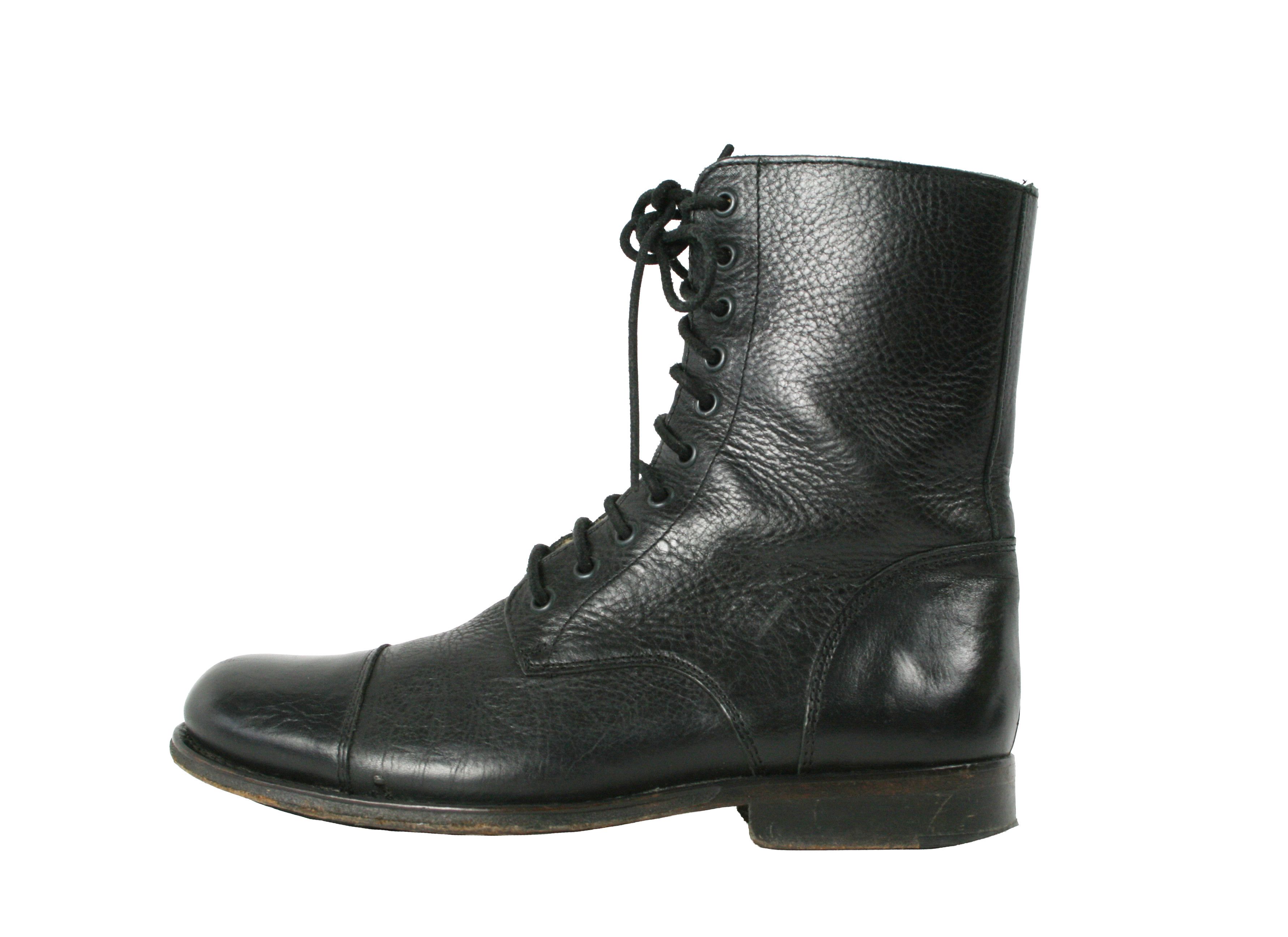 Shoto Biker Avant Garde Hand Made Combat Boots Size US 8 / IT 38 - 2 Thumbnail
