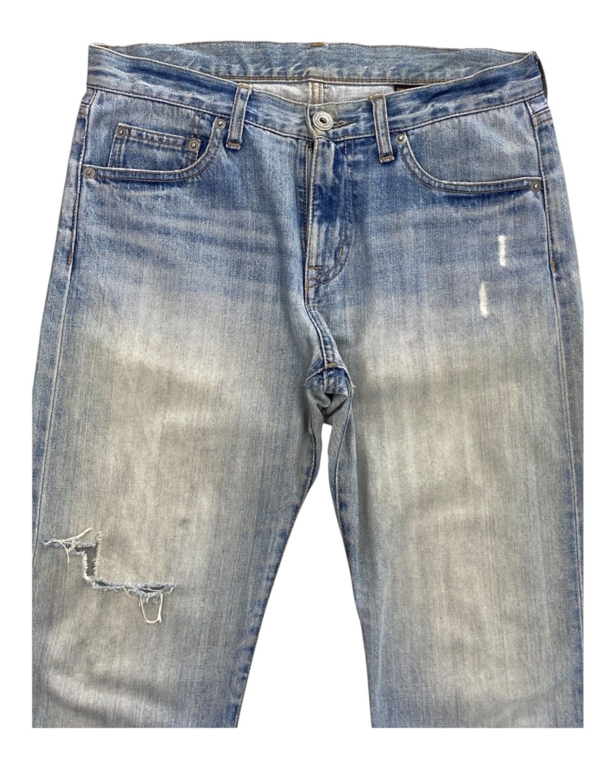 URBAN RESEARCH DOORS Urban Research Doors Faded Ripped Jeans Size US 32 / EU 48 - 2 Thumbnail