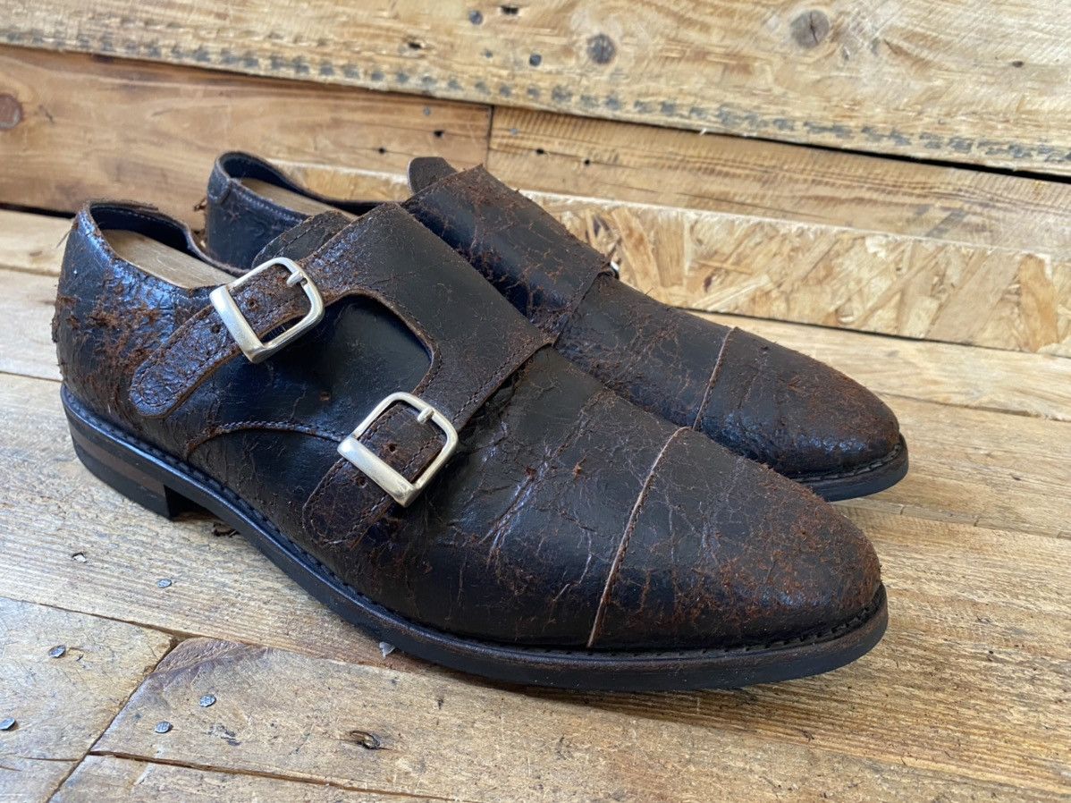 Allen Edmonds Allen edmond distressed double monk leather shoes sz10.5D Size US 10.5 / EU 43-44 - 11 Thumbnail