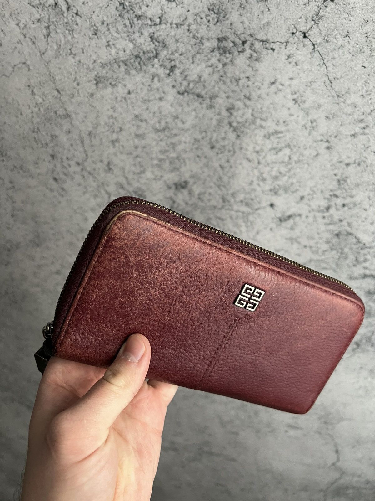 Givenchy Givenchy Leather Wallet Purse Red Luxury Size ONE SIZE - 20 Thumbnail