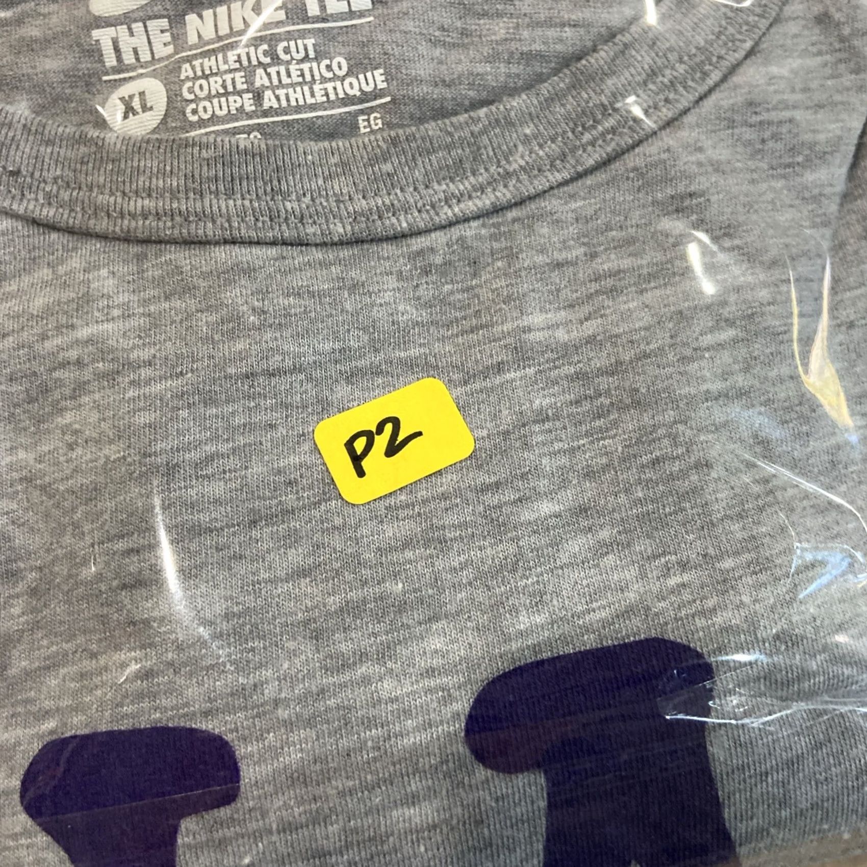 Nike Nike Tee Shirt Mens XL Gray Big Logo Lakers Grafiti Crew Neck Athleisure Retro Size US XL / EU 56 / 4 - 8 Thumbnail