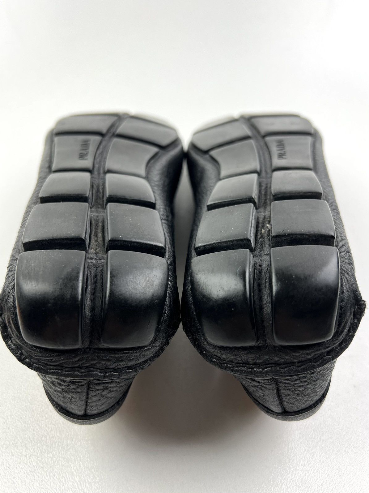 Prada PRADA Loafers Penny Leather Shoes SAFFIANO Black Men's Size US 8 / EU 41 - 13 Thumbnail