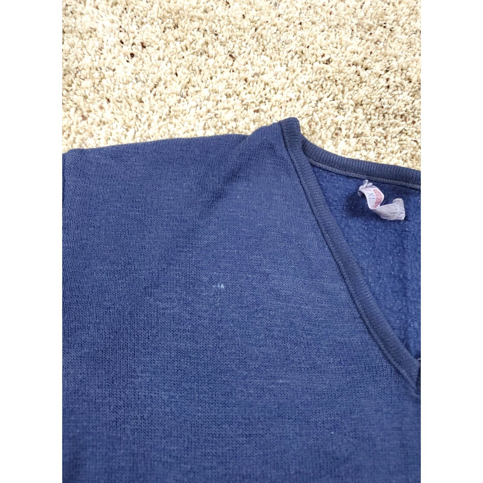 Vintage VINTAGE 60s University Of Hawaii Sweater XL Adults Blue V-Neck Doran Casuals Size US XL / EU 56 / 4 - 3 Thumbnail
