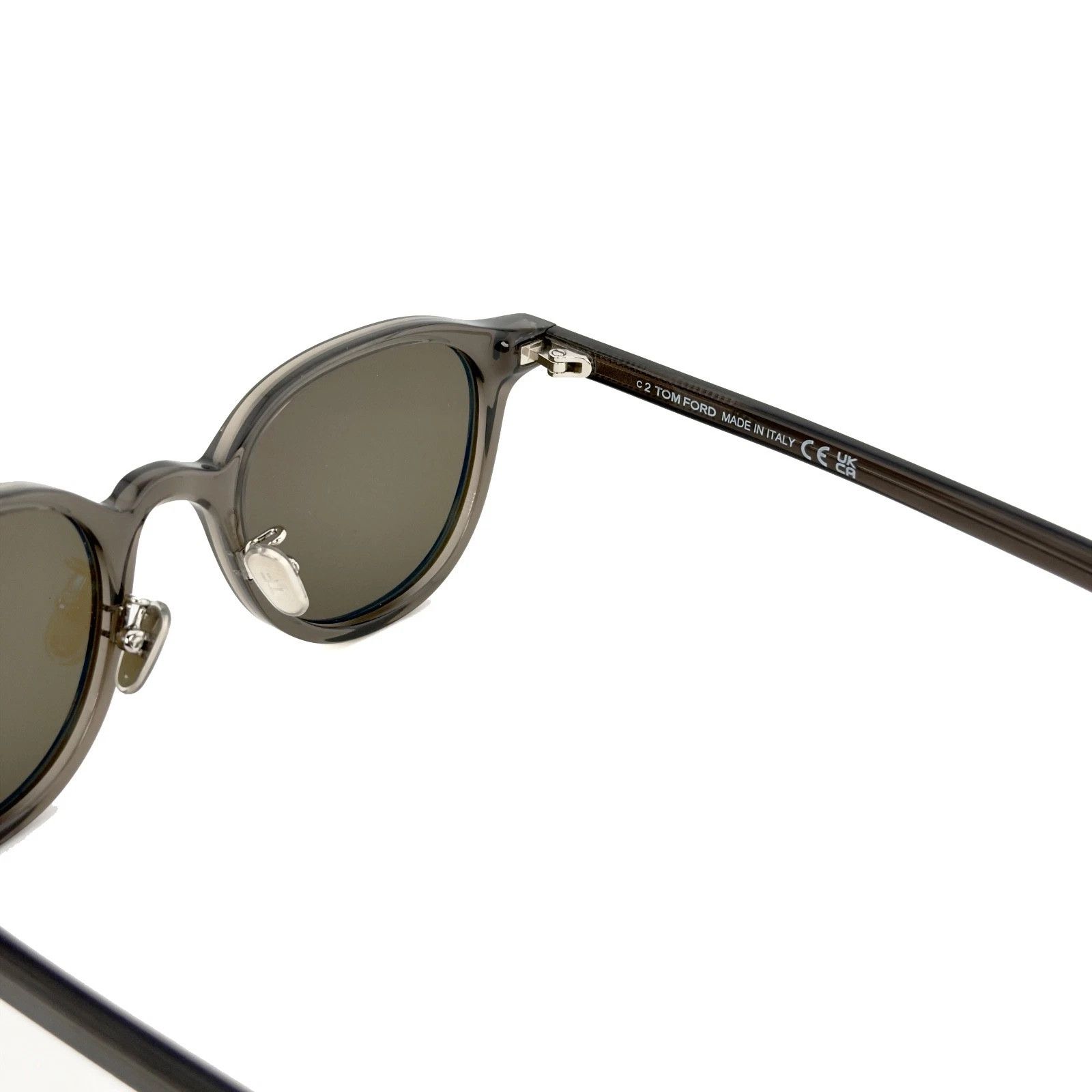 Tom Ford TOM FORD FT0977D 20J Gray Classic Oval Sunglass 977 TF0977 Size ONE SIZE - 7 Thumbnail
