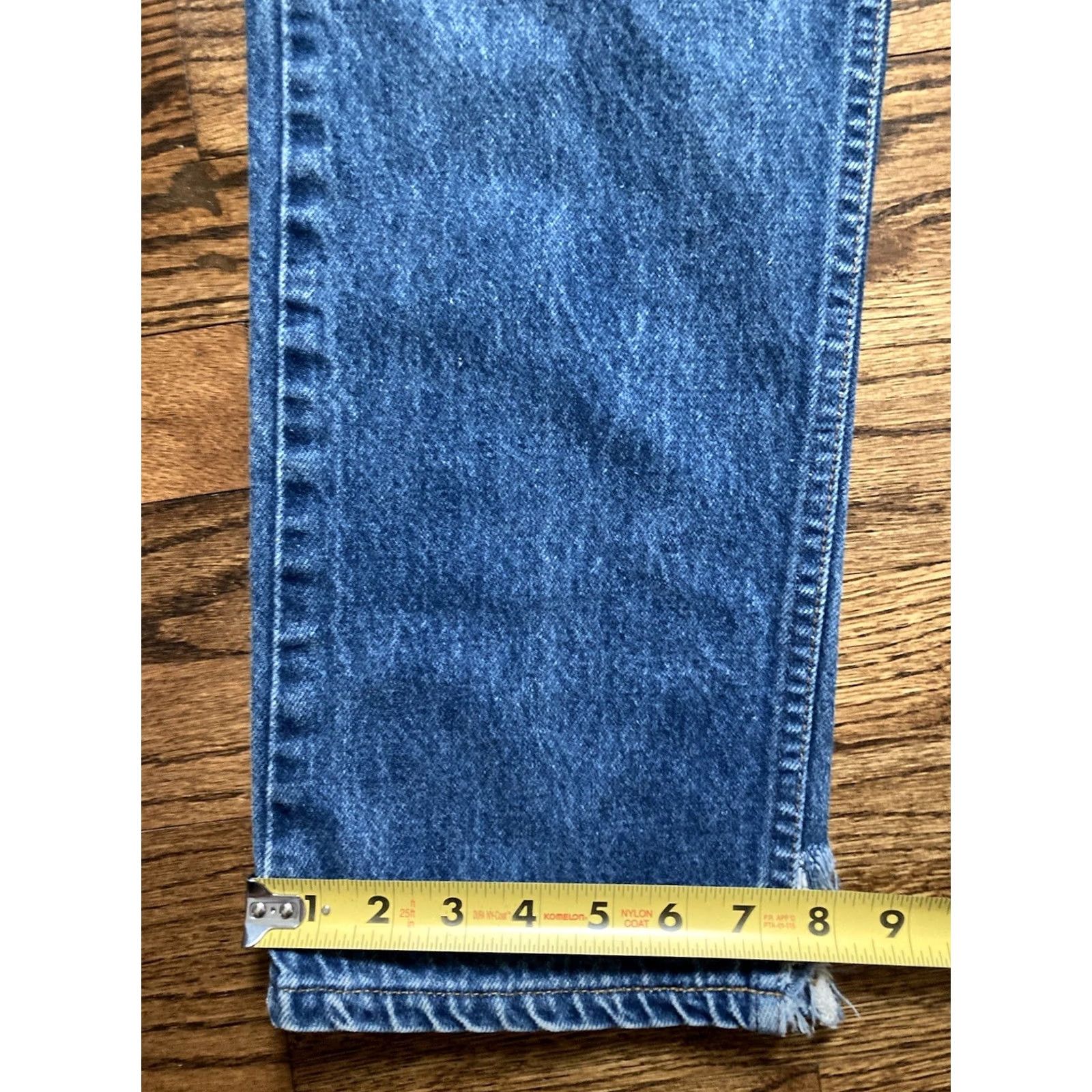 Levi's VINTAGE Levi's 505 Orange Tab USA Made Jeans Mens 36x32 Denim Straight 5-Pocket Blue Distressed 80s 90s Rockabilly Workwear Size US 36 / EU 52 - 4 Thumbnail