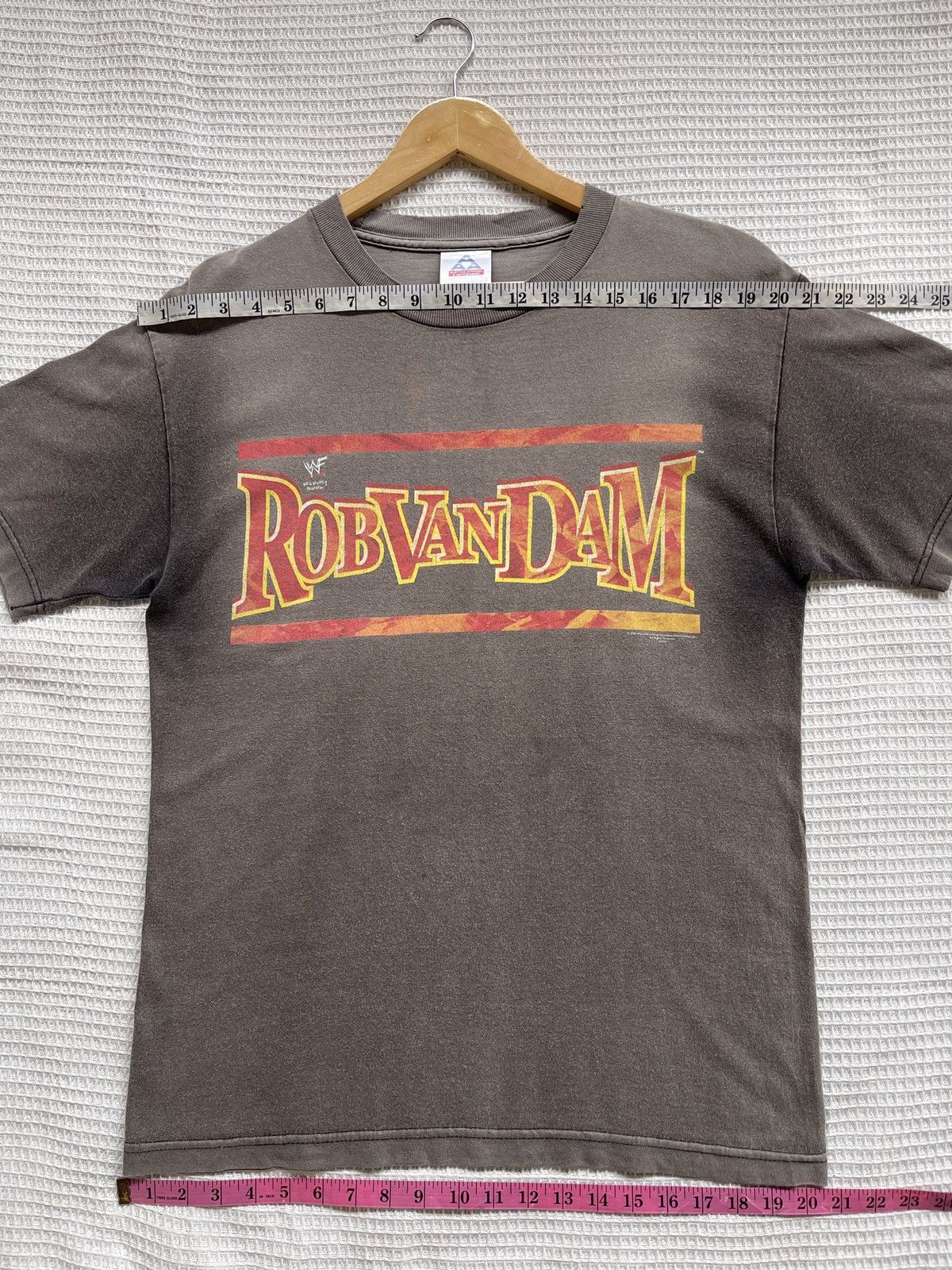 Vintage SUN FADED🔥Rare🔥Vintage WWF Rob Van Dam T Shirt Size US M / EU 48-50 / 2 - 19 Thumbnail
