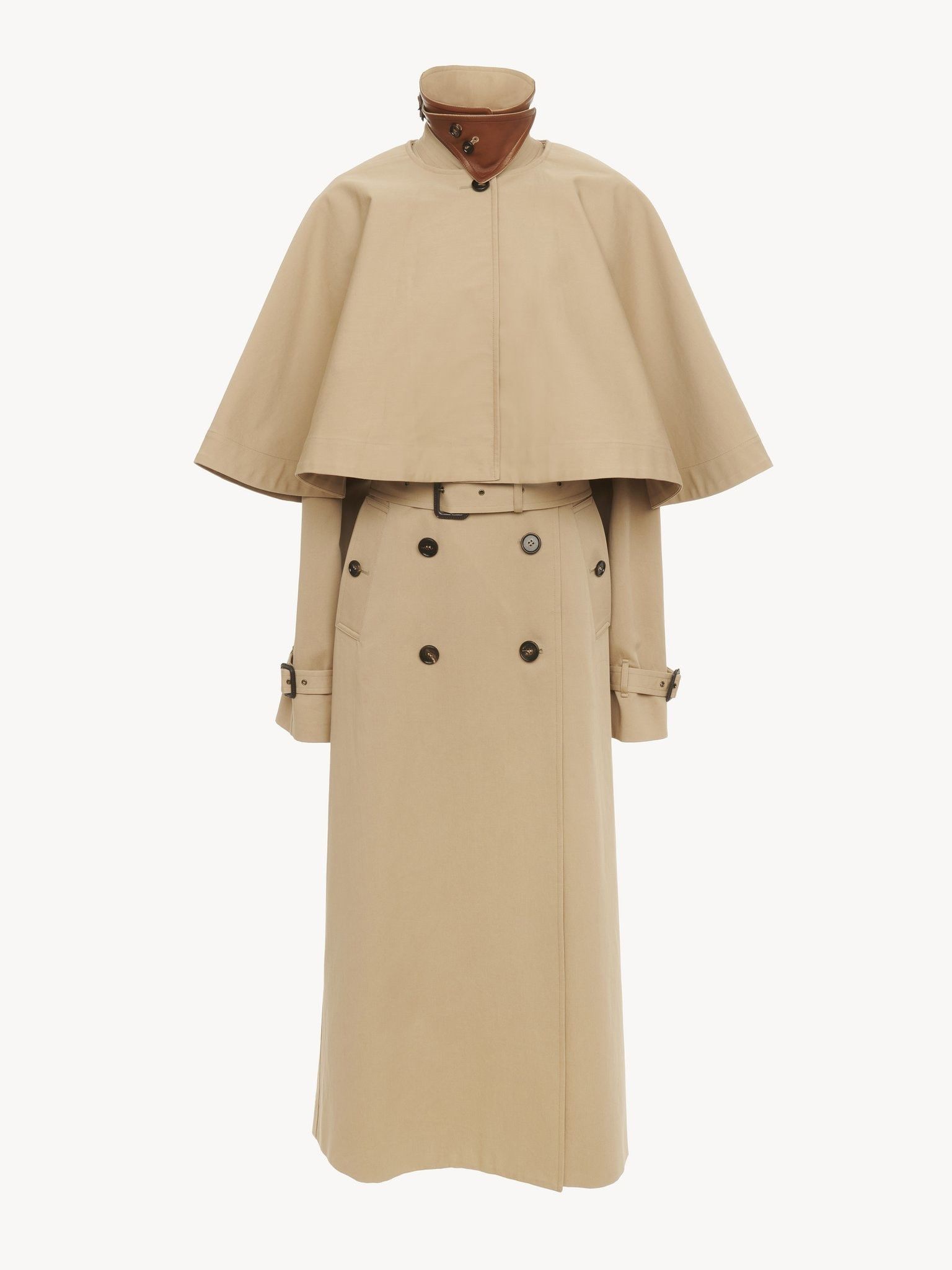 Chloe o1loc1c11125 Classic Trench Coat in Brown Size S / US 4 / IT 40 - 1 Thumbnail