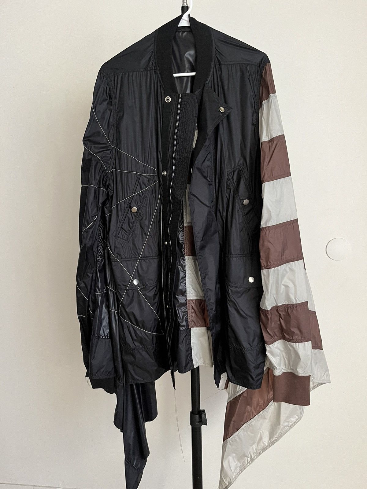Rick Owens Rick Owens Flag Flight Jacket Size US S / EU 44-46 / 1 - 1 Thumbnail