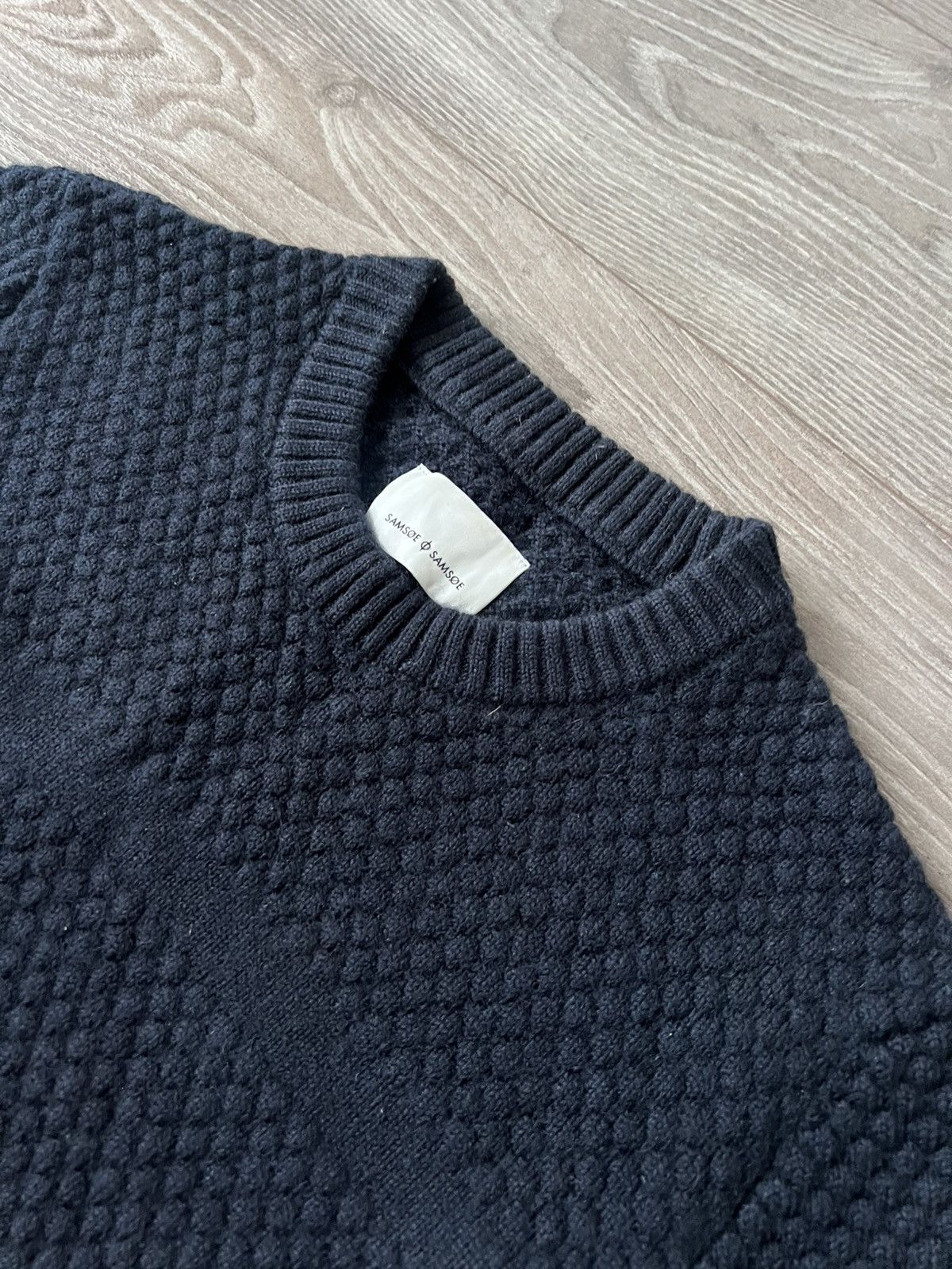 Samsoe Samsoe ‼️SAMSOE SAMSOE Dark Sapp LANA WOOL OLD MONEY STYLE SWEATER‼️ Size US XL / EU 56 / 4 - 12 Thumbnail