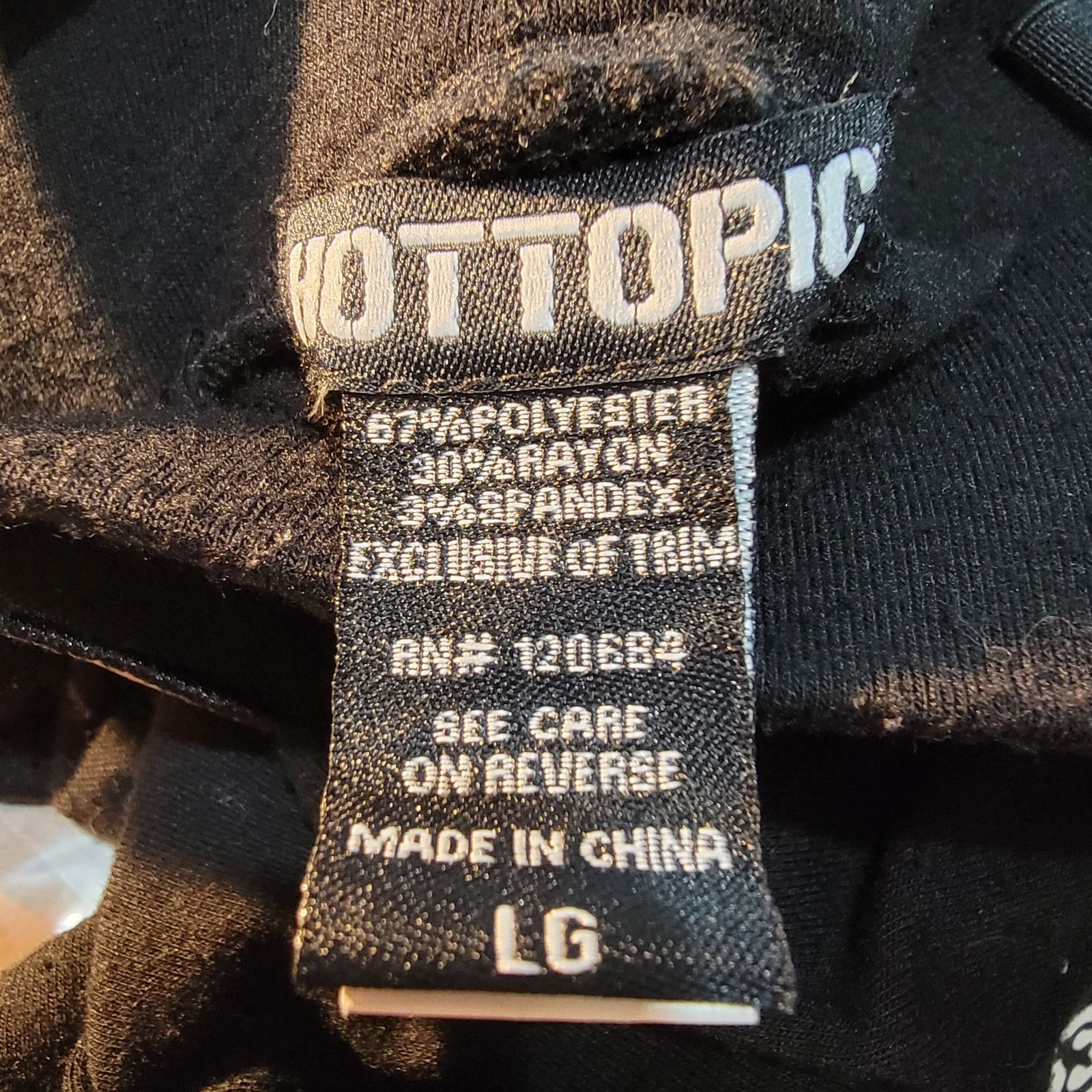 Hot Topic Hot Topic Black Skirt w/ Bones Suspenders - Size Large Size 30" / US 8 / IT 44 - 4 Thumbnail