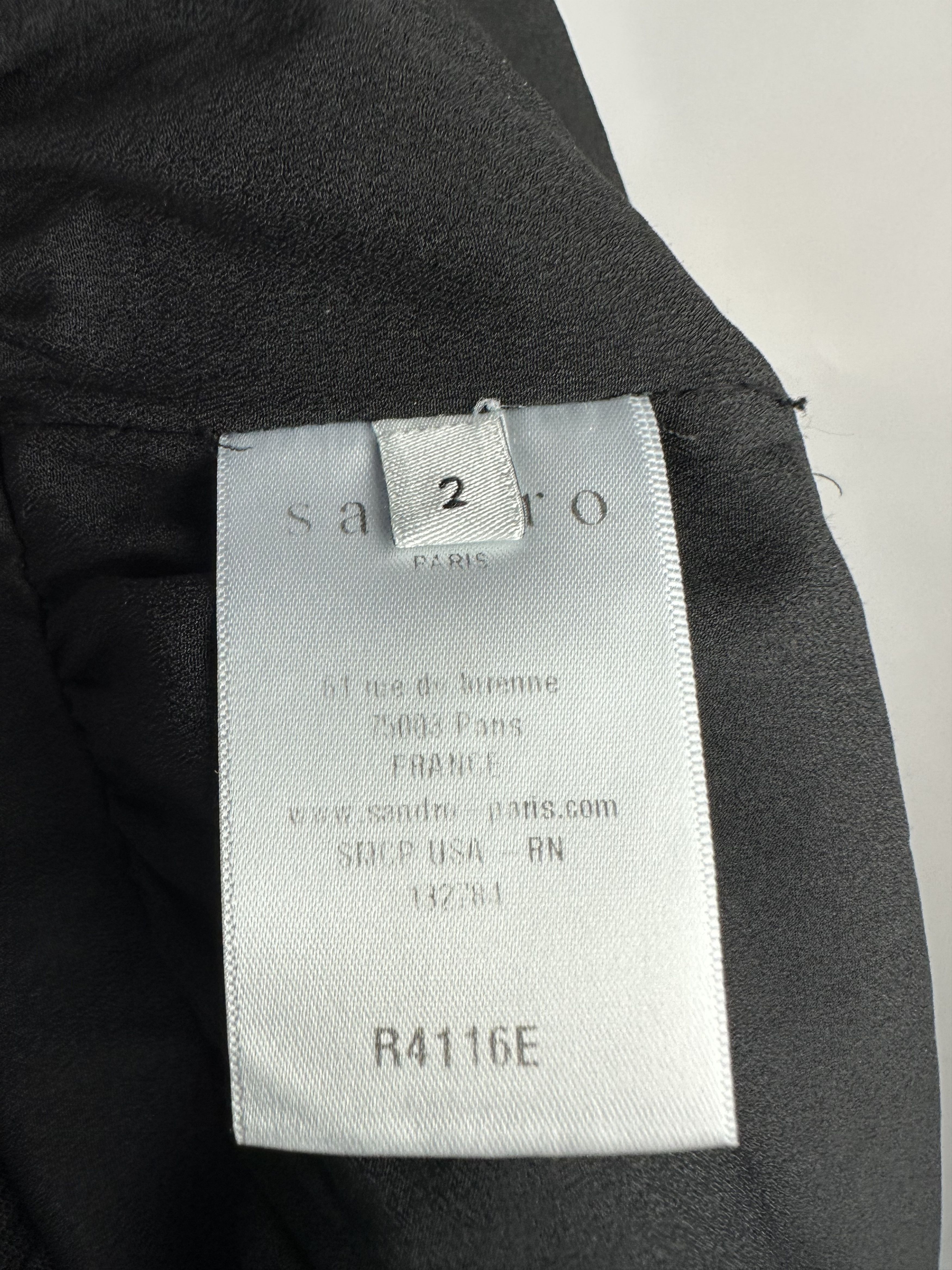 Sandro Sandro Black Sleeveless Short Dress Size 2 Size M / US 6-8 / IT 42-44 - 4 Thumbnail
