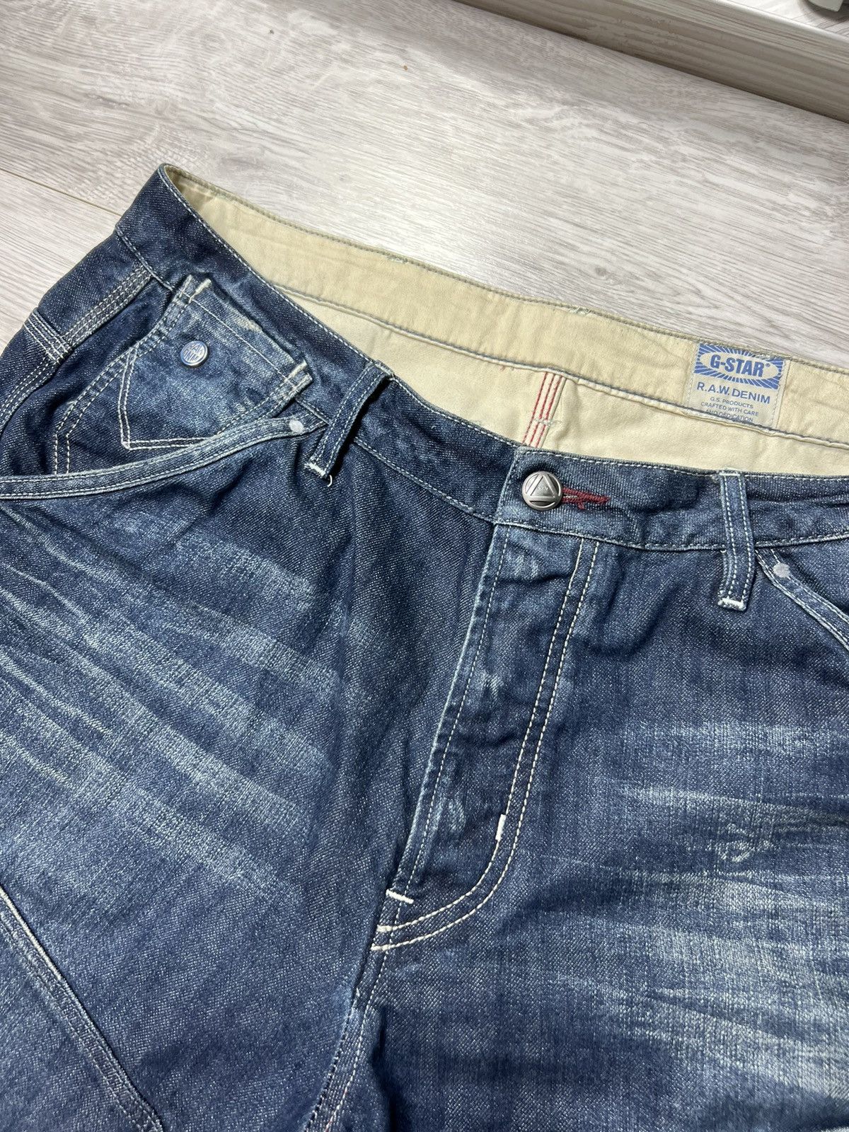 G-Star Vintage G-Star RAW Big Logo Jean Denim Shorts Size US 38 / EU 54 - 13 Thumbnail