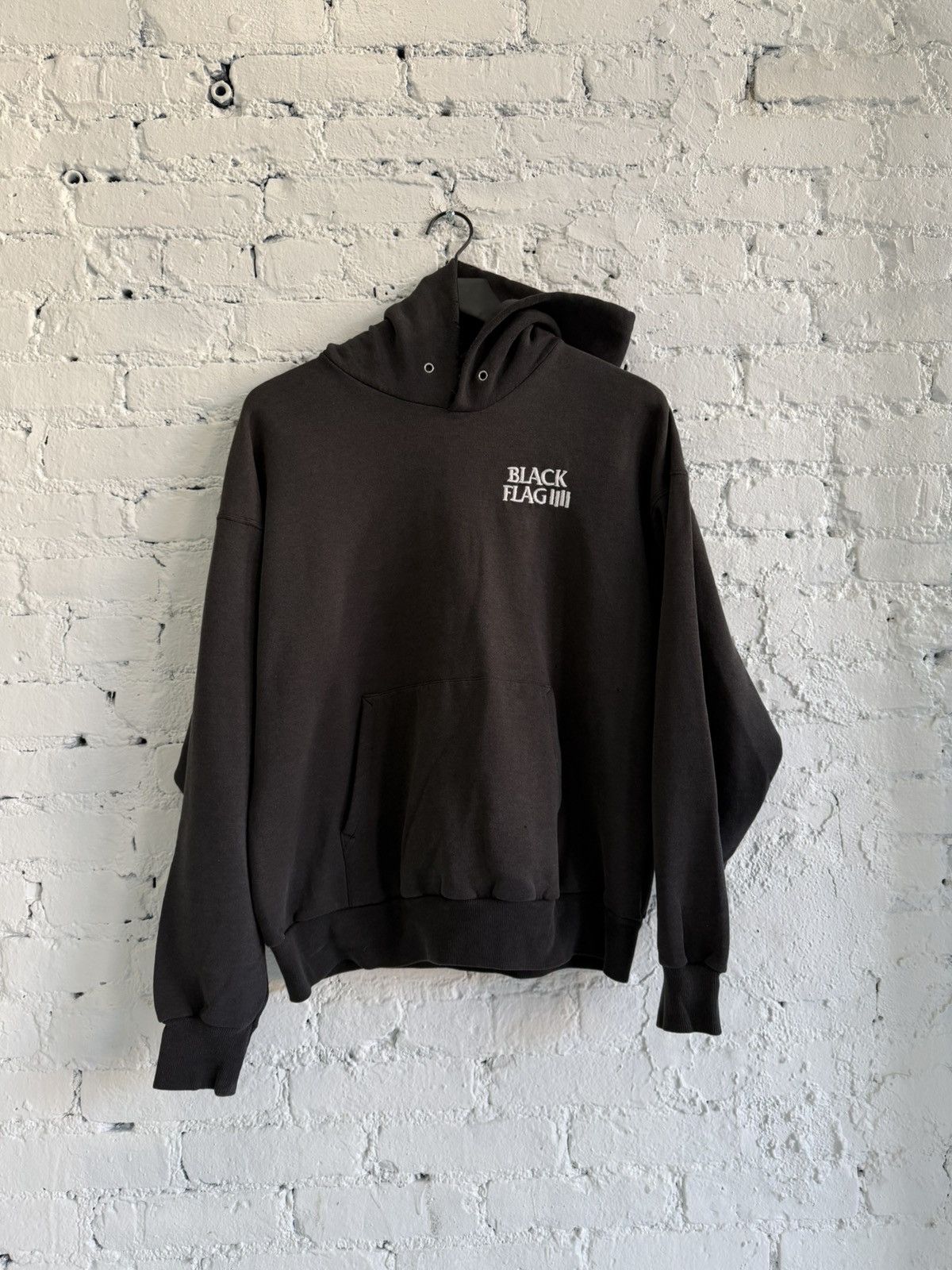 1990s BLACK FLAG LOGO HOODIE
