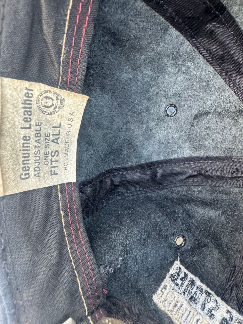 Leather × The Rolling Stones × Vintage VINTAGE RARE THE ROLLING STONE VOODO LOUNGE LEATHER HAT Size ONE SIZE - 5 Thumbnail