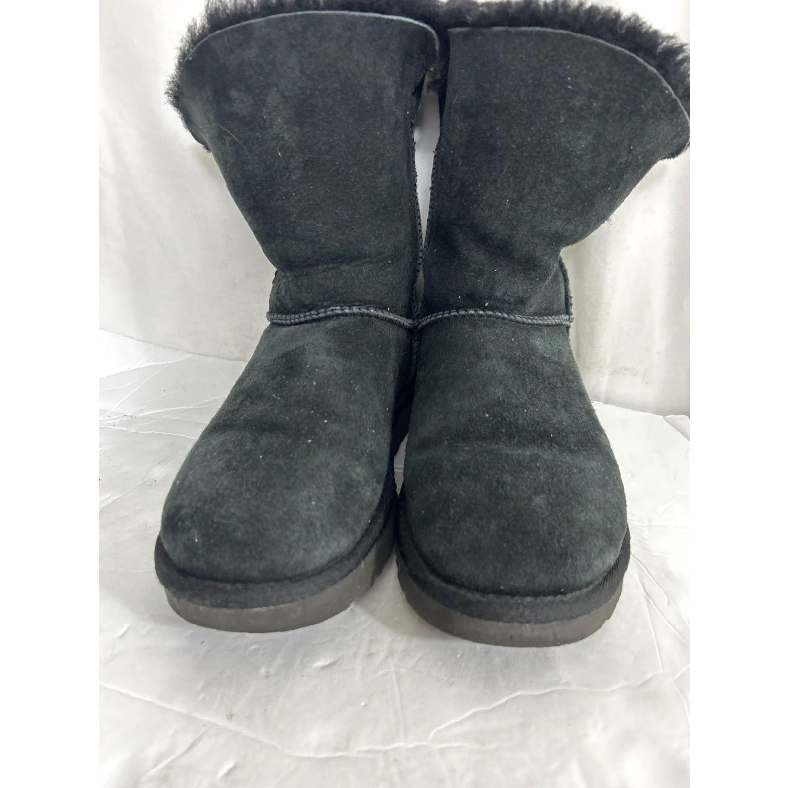 Ugg UGG Nash Buckle 1012446 Boot Women's Size 8 Black Suede Size US 8 / IT 38 - 7 Thumbnail