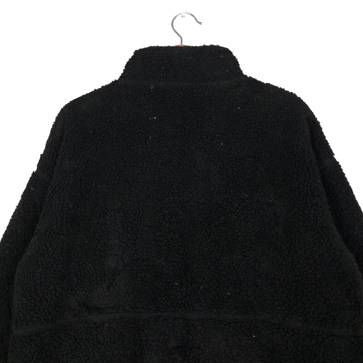 Japanese Brand 🔥Rich Black Vintage Fleece Jacket GU Japan Issey Miyake Size US XL / EU 56 / 4 - 9 Thumbnail