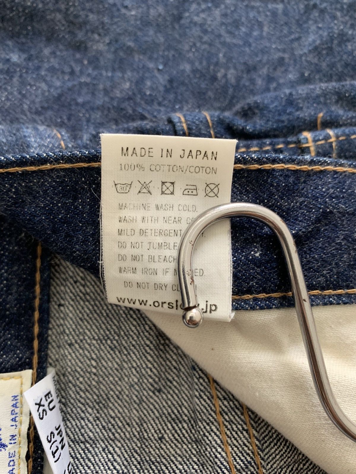 Orslow Orslow Orange Tab Indigo One Wash Denim (Deadstock) Size US 28 / EU 44 - 10 Thumbnail