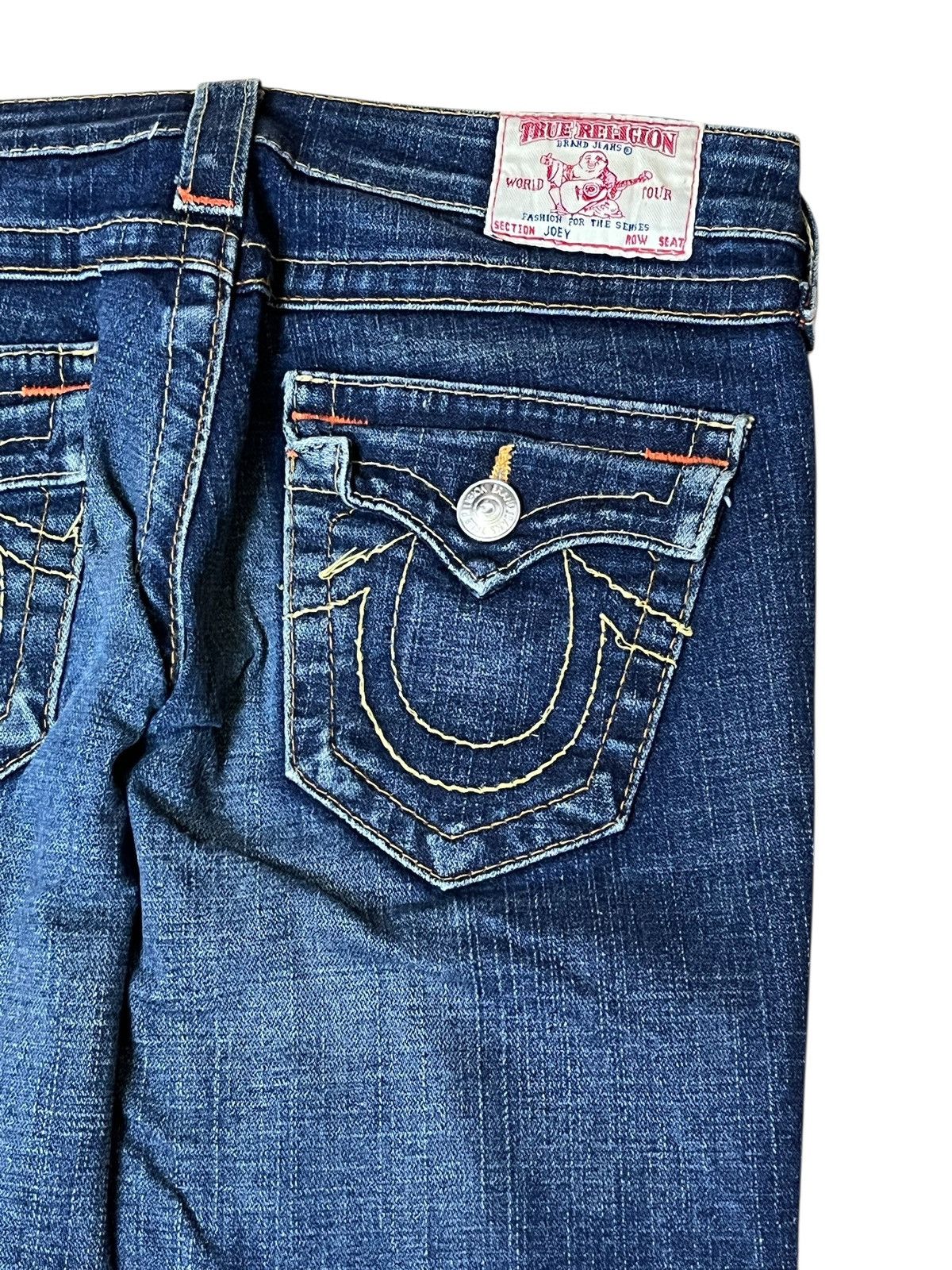 True Religion SICK🔥TRUE RELIGION JOEY flared low rise jeans Size US 28 / EU 44 - 8 Thumbnail