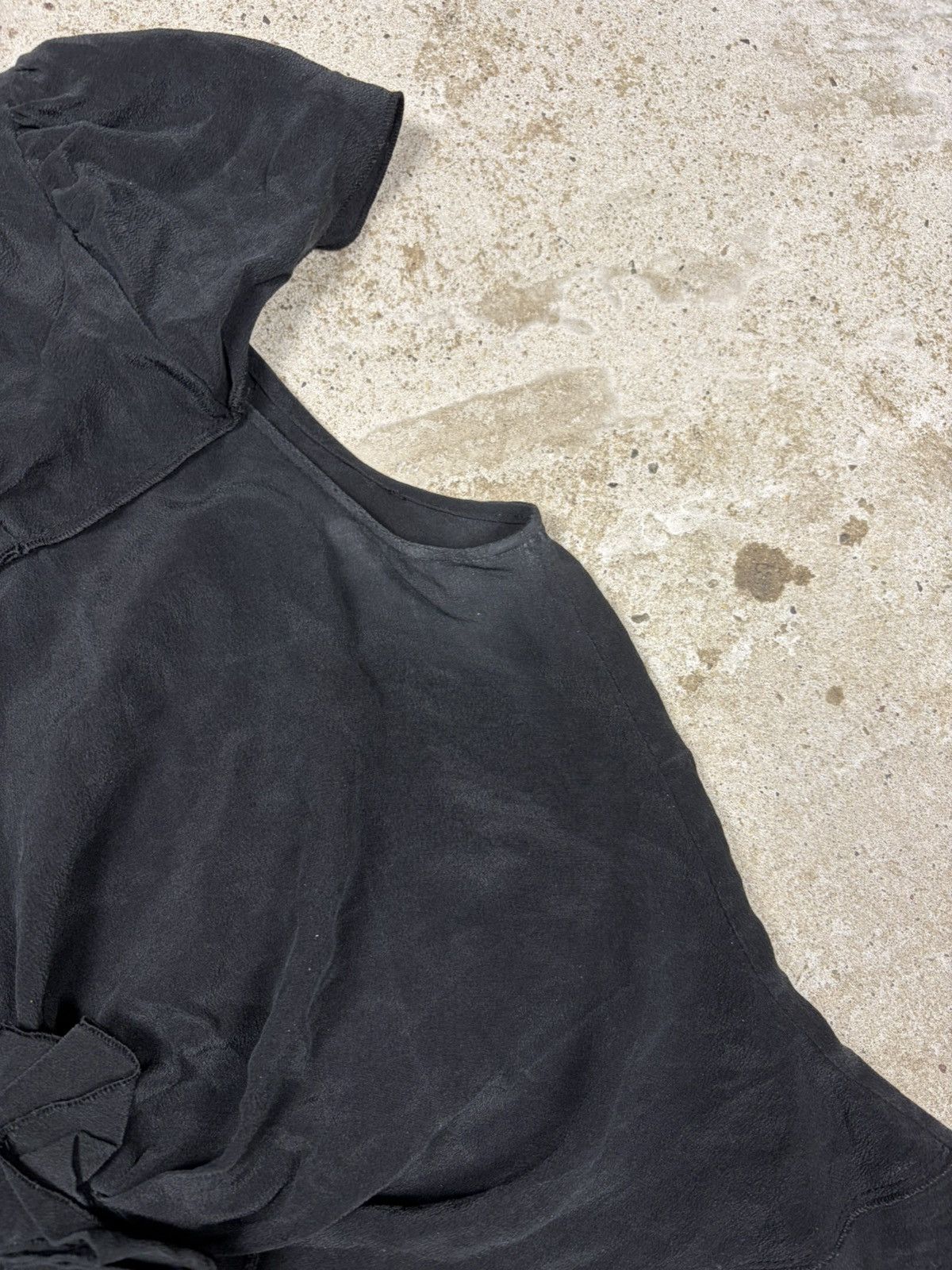 Prada Prada 2008 Black Silk Top Size M / US 6-8 / IT 42-44 - 6 Thumbnail