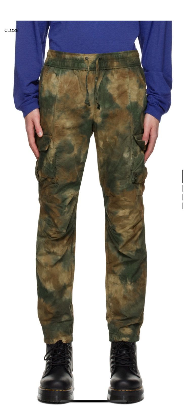 John Elliott John Elliott tie dye cargo camo pants. 2/M. $498 Size US 32 / EU 48 - 1 Thumbnail