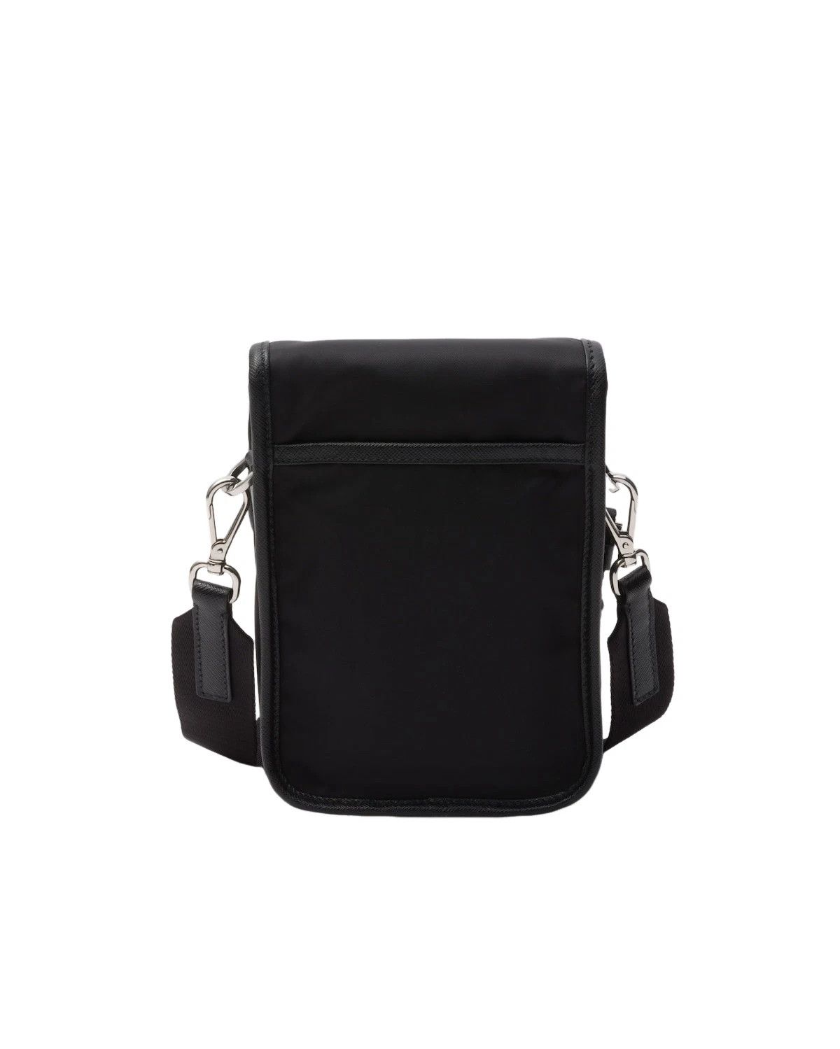 Prada PRADA Black Re-Nylon Saffiano Leather Shoulder Bag New Auth Size ONE SIZE - 3 Thumbnail