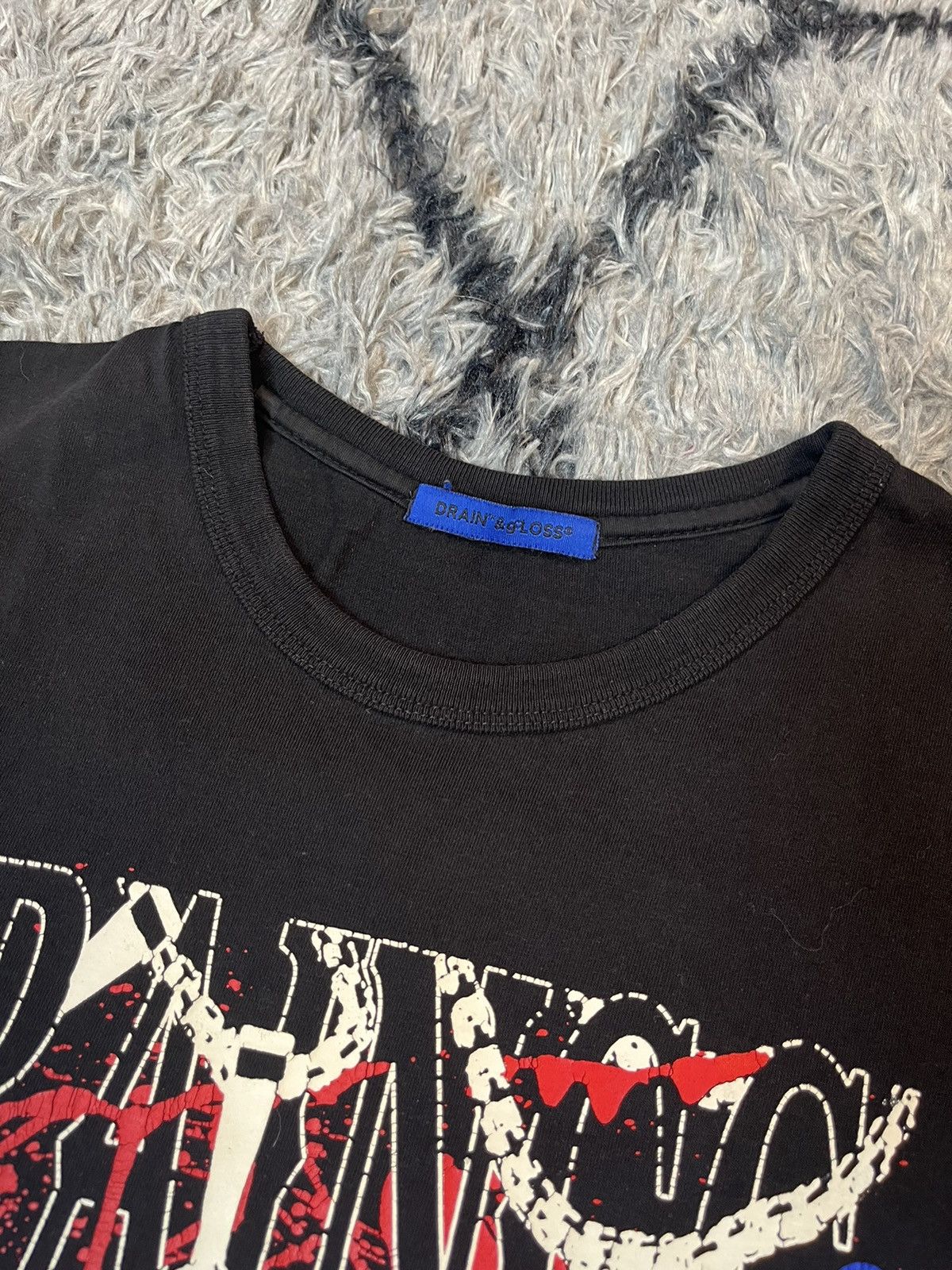 Drain Gang × Sad Boys Bladee / Drain Gang Draingg T-Shirt | One Size Size US XL / EU 56 / 4 - 5 Thumbnail