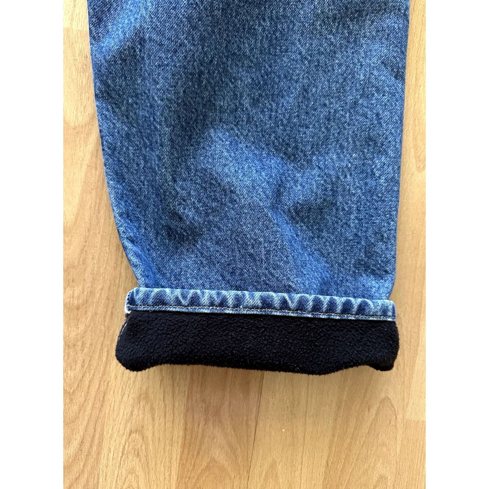 Carhartt VINTAGE Carhartt Fleece Lined Jean Straight Leg Denim Medium Dark Wash Size 36 Size US 36 / EU 52 - 8 Thumbnail