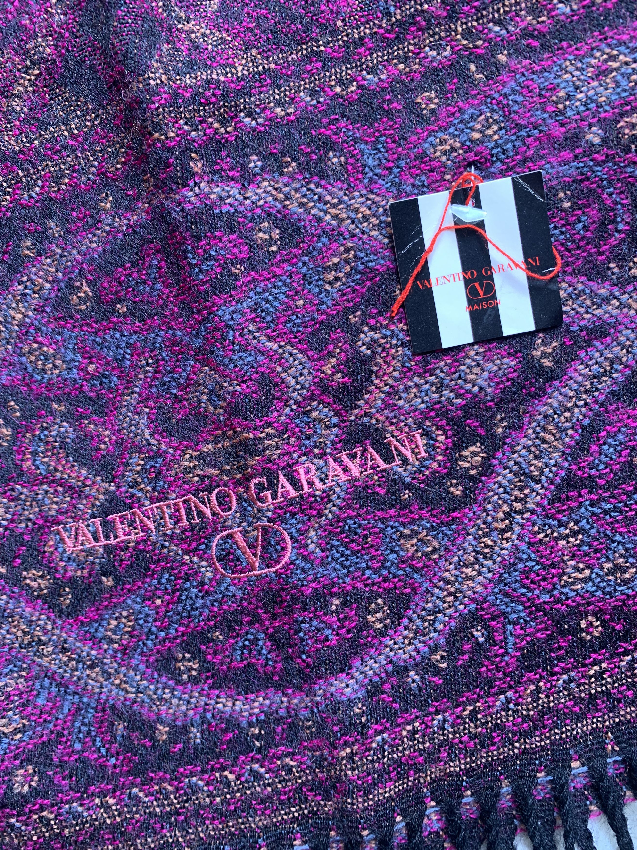 Valentino Valentino Garavani Multicolor Muffler Scarf Size ONE SIZE - 9 Thumbnail