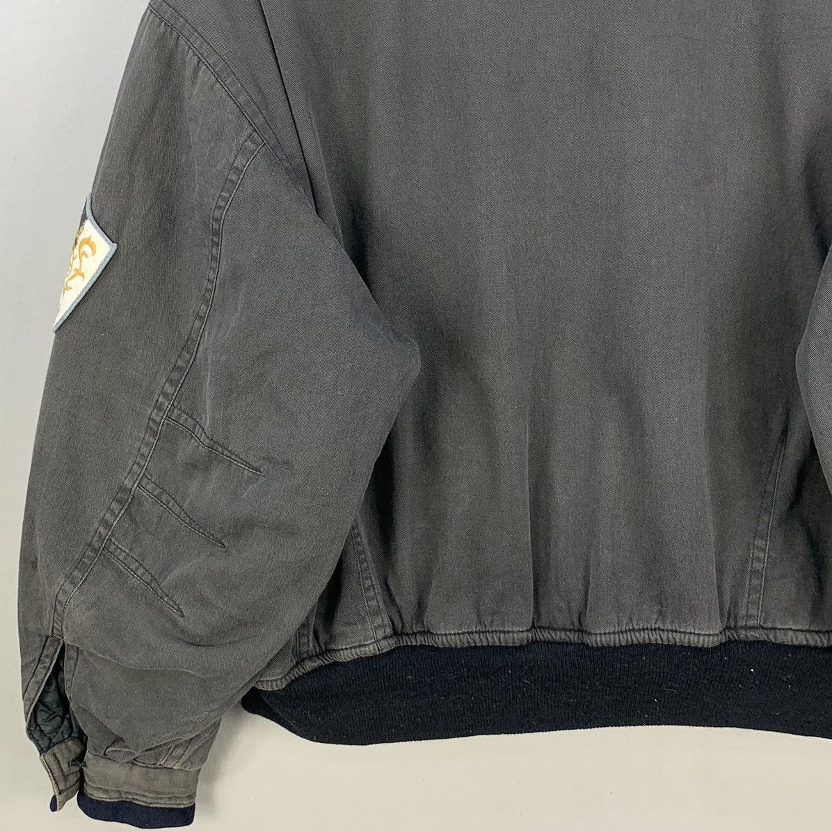 Japanese Brand Vintage 90s Union Patches Zipper Bomber Jacket Size US L / EU 52-54 / 3 - 14 Thumbnail