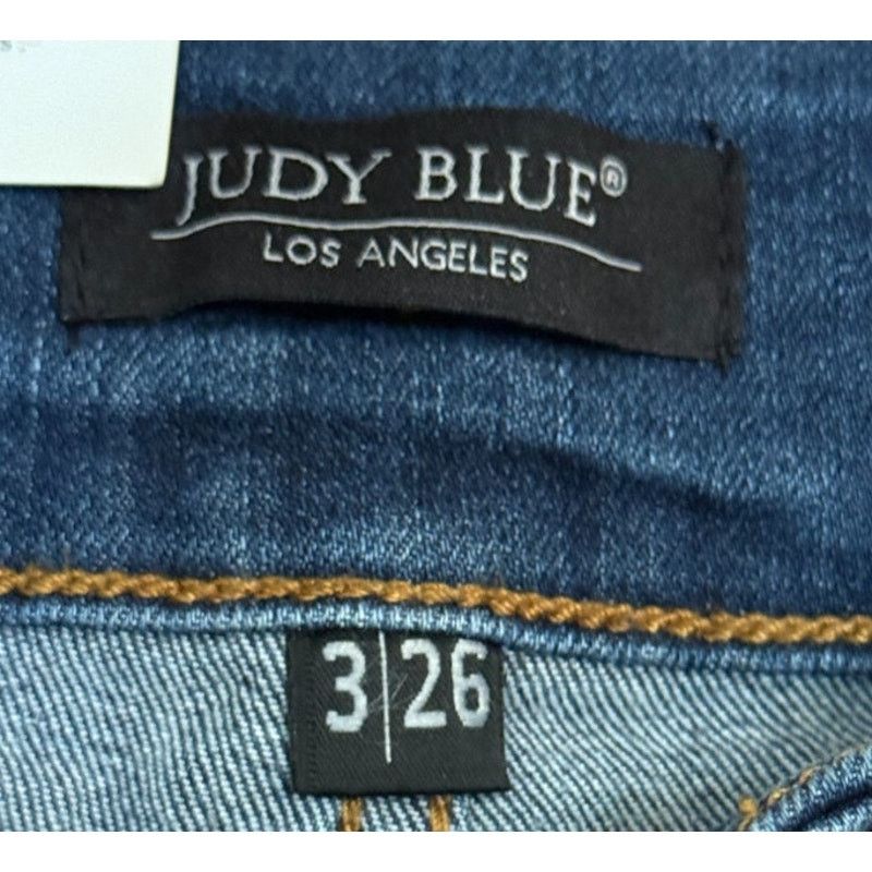 Judy Blue NWT Judy Blue Jeans Women 3 Blue Relaxed Fit High Rise Size 26" / US 2 / IT 38 - 5 Thumbnail